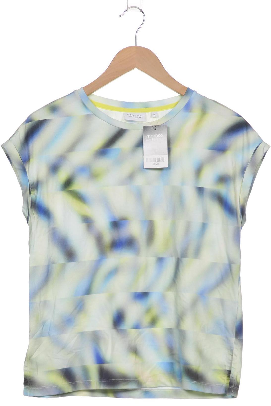 

Comma Damen T-Shirt, mehrfarbig, Gr. 36