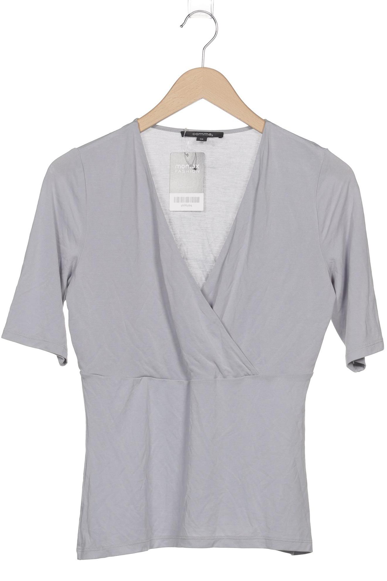 

Comma Damen T-Shirt, hellblau, Gr. 36