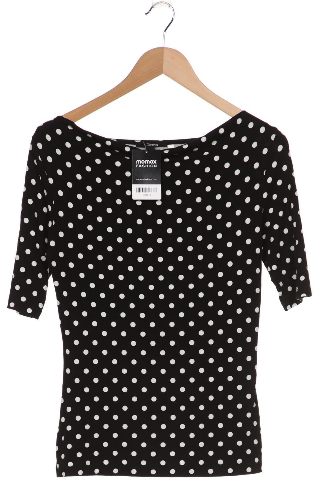 

Comma Damen T-Shirt, schwarz