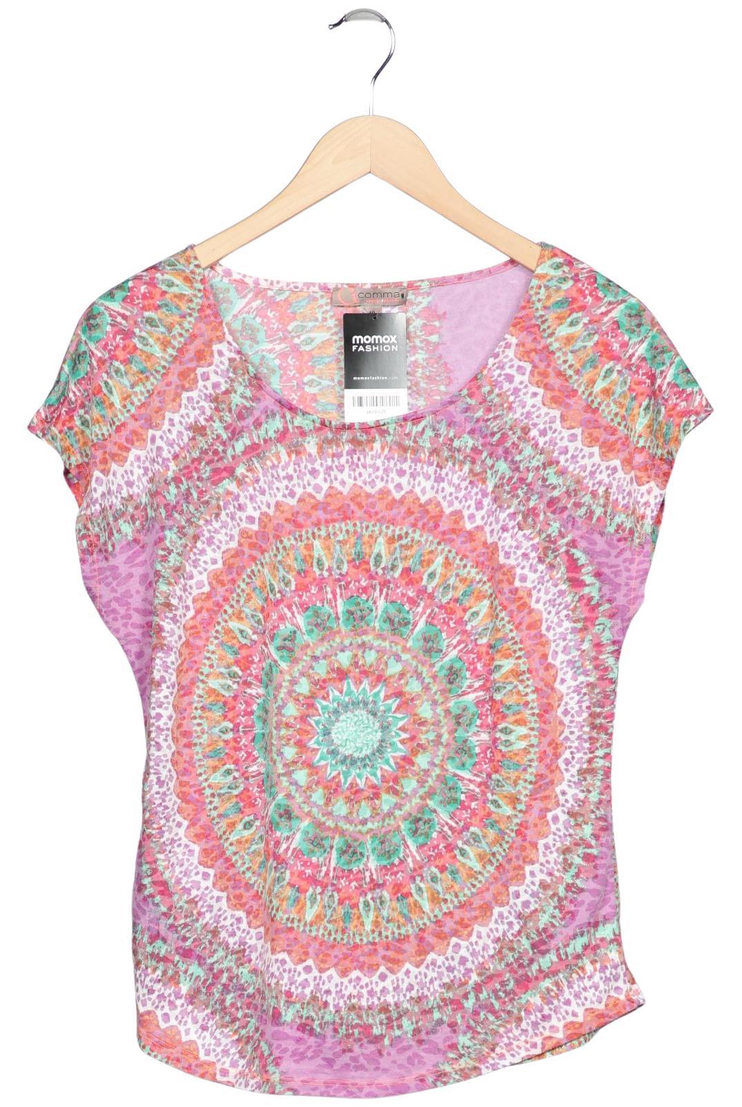 

Comma Damen T-Shirt, mehrfarbig, Gr. 40