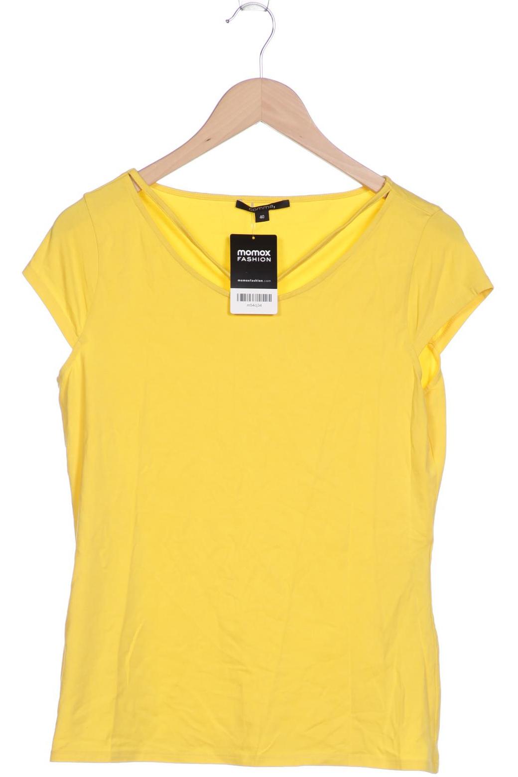 

Comma Damen T-Shirt, gelb