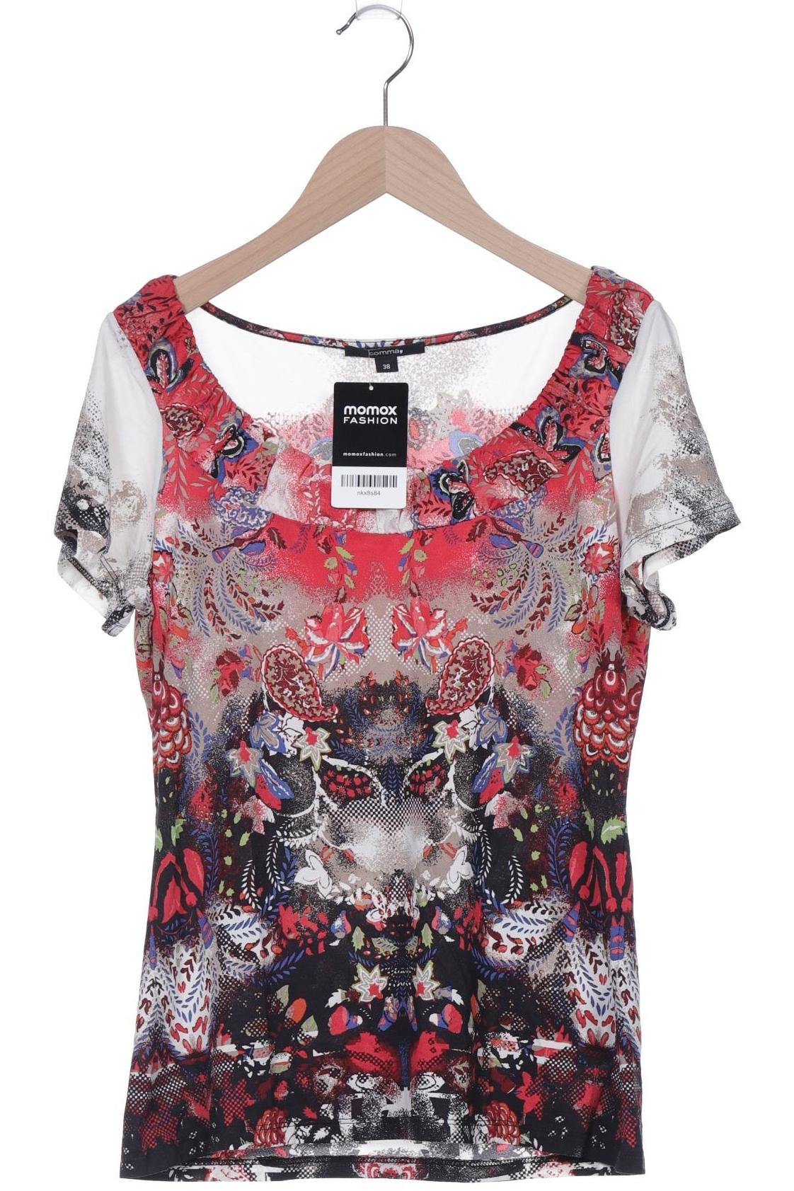 

Comma Damen T-Shirt, mehrfarbig, Gr. 38