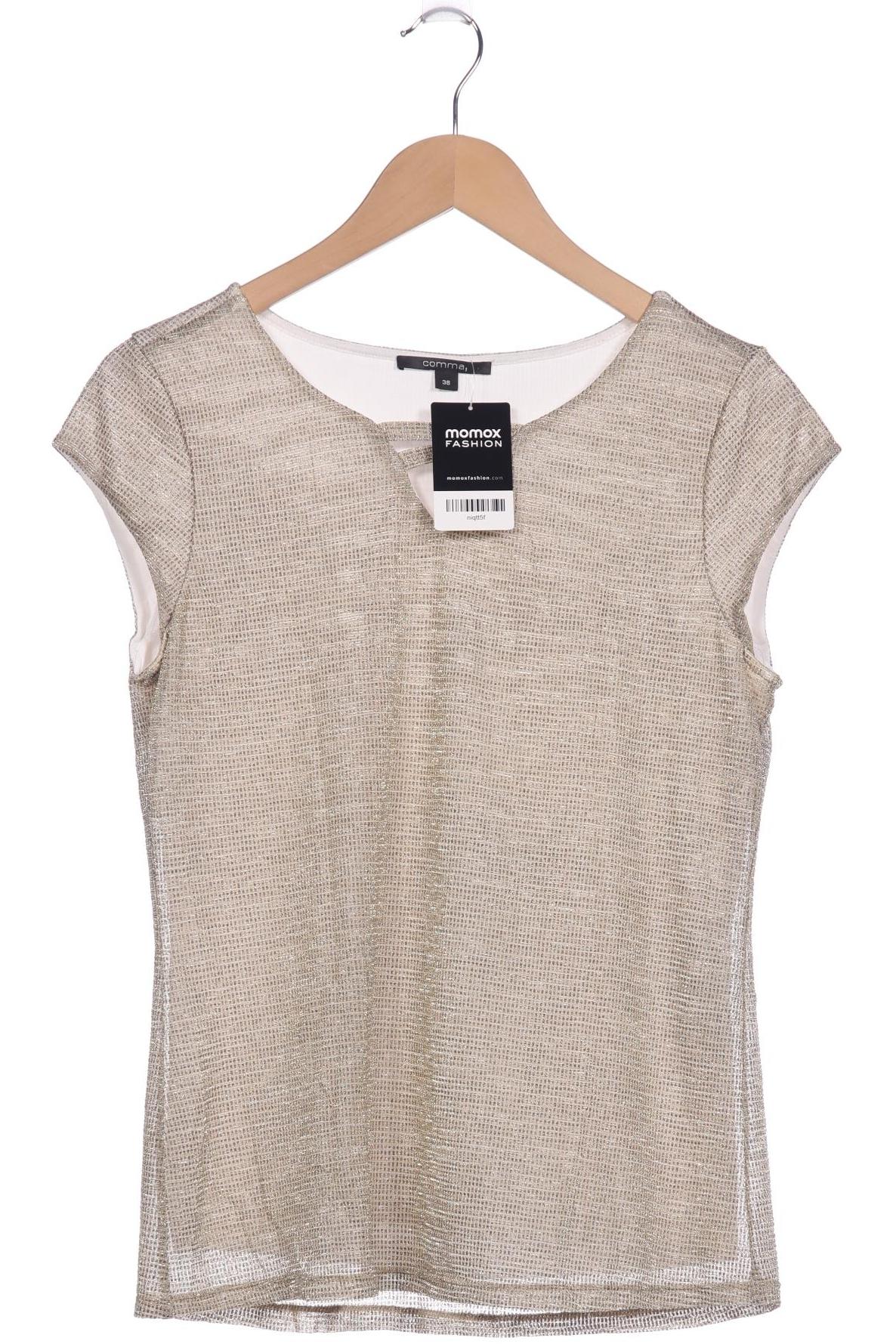 

Comma Damen T-Shirt, beige, Gr. 38