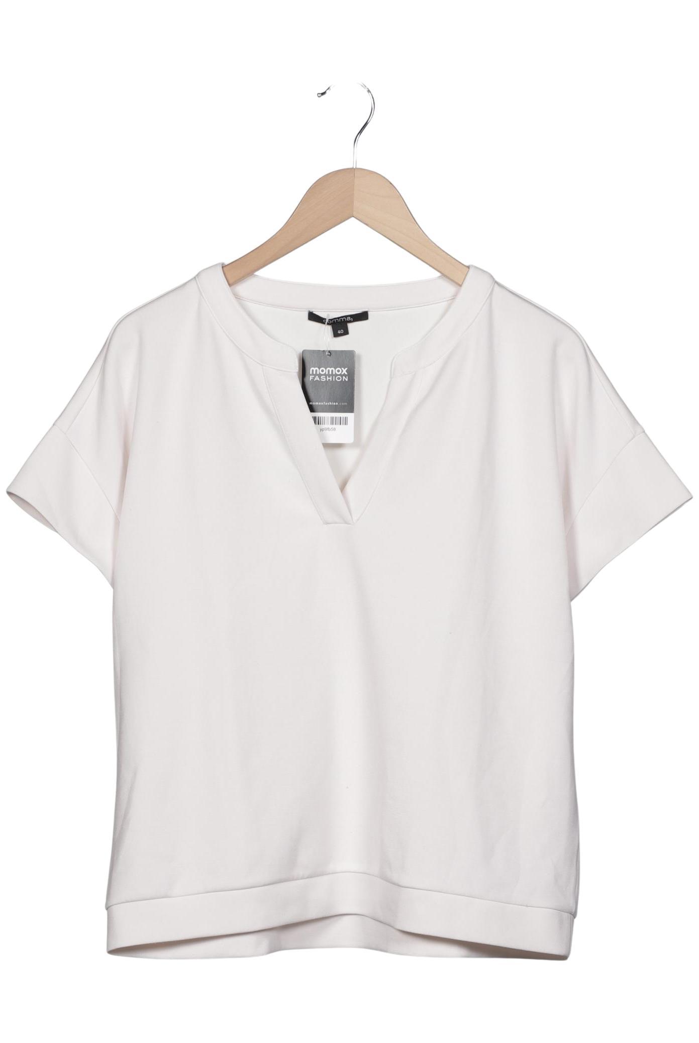 

Comma Damen T-Shirt, weiß, Gr. 40