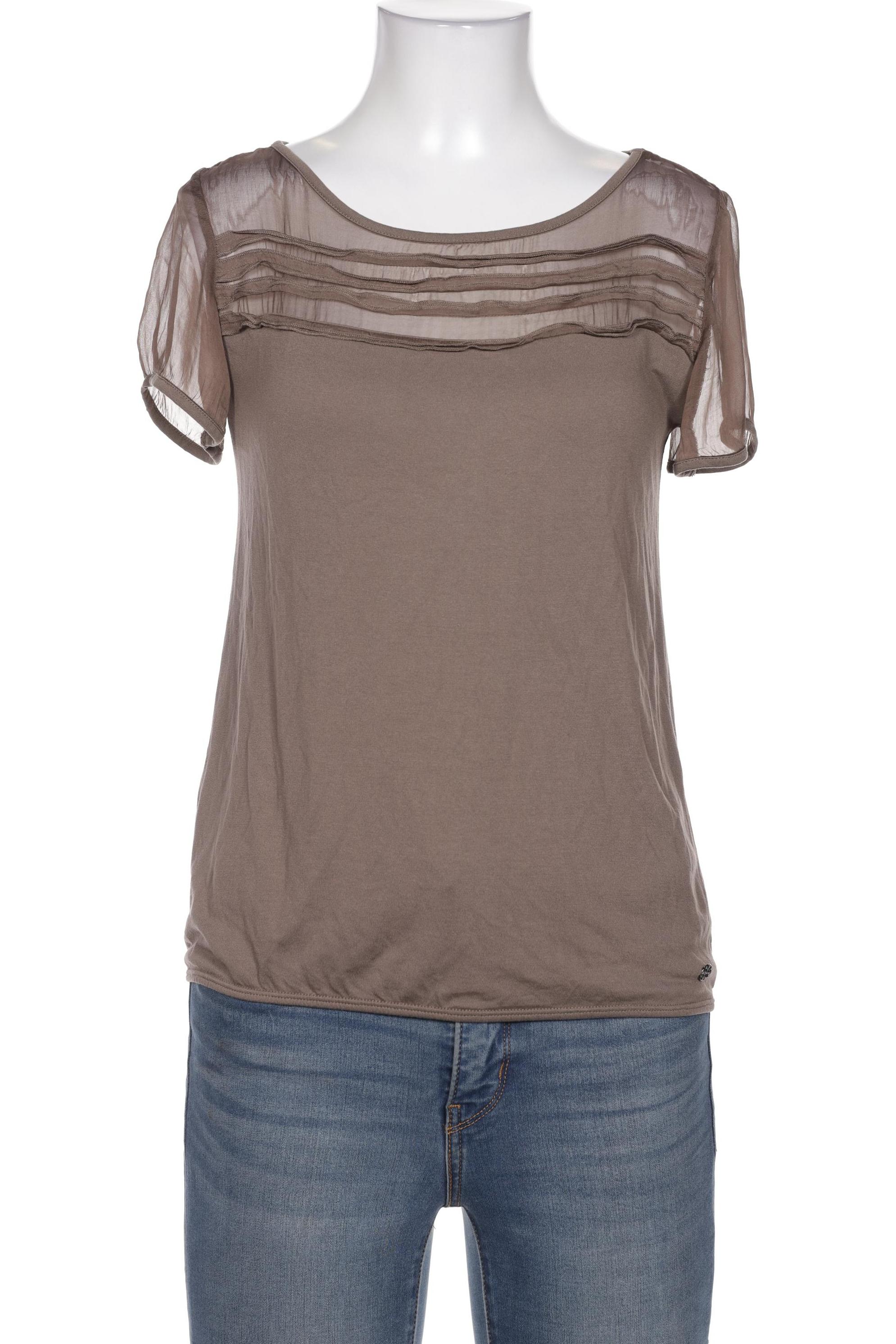 

Comma Damen T-Shirt, braun