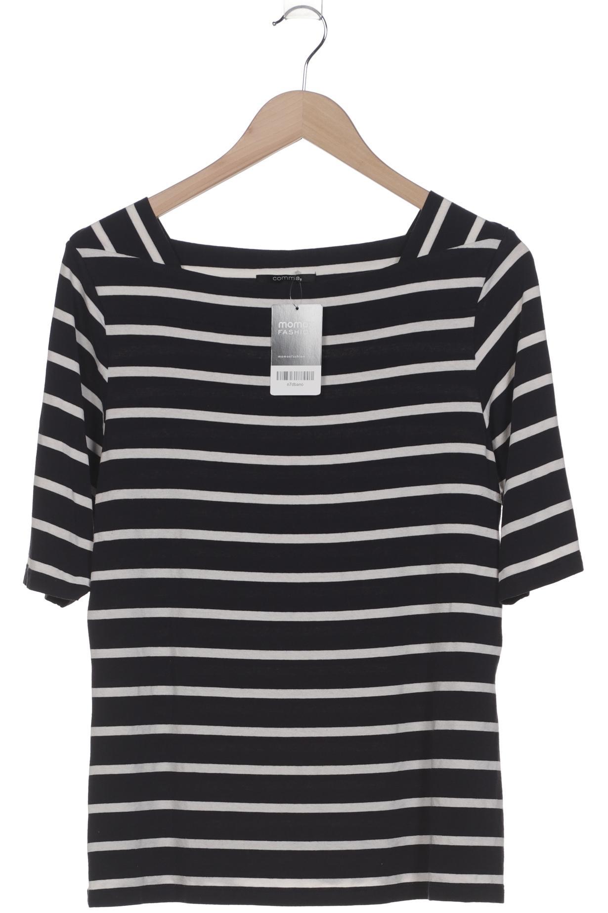

Comma Damen T-Shirt, marineblau, Gr. 44