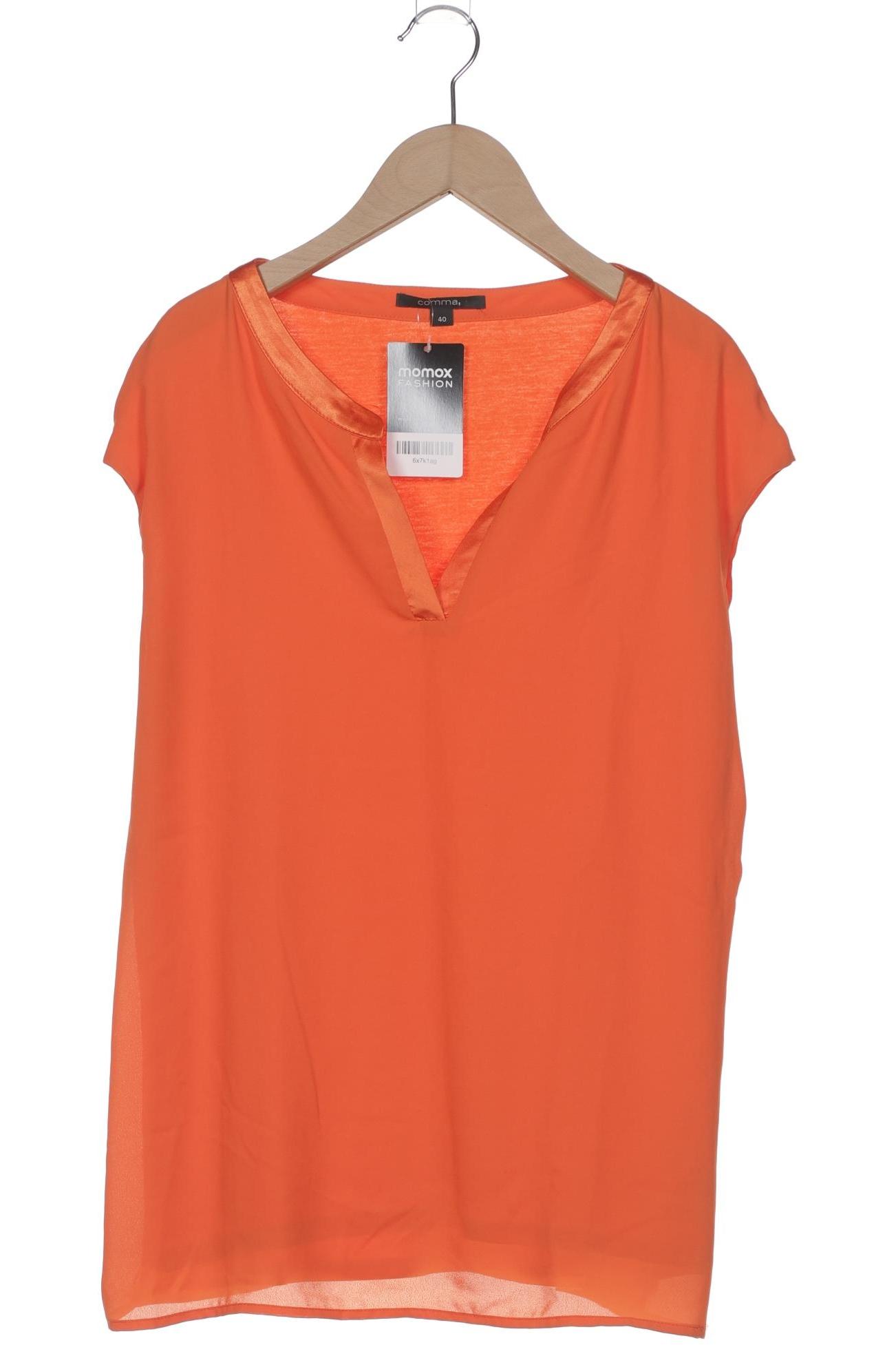 

Comma Damen T-Shirt, orange, Gr. 40