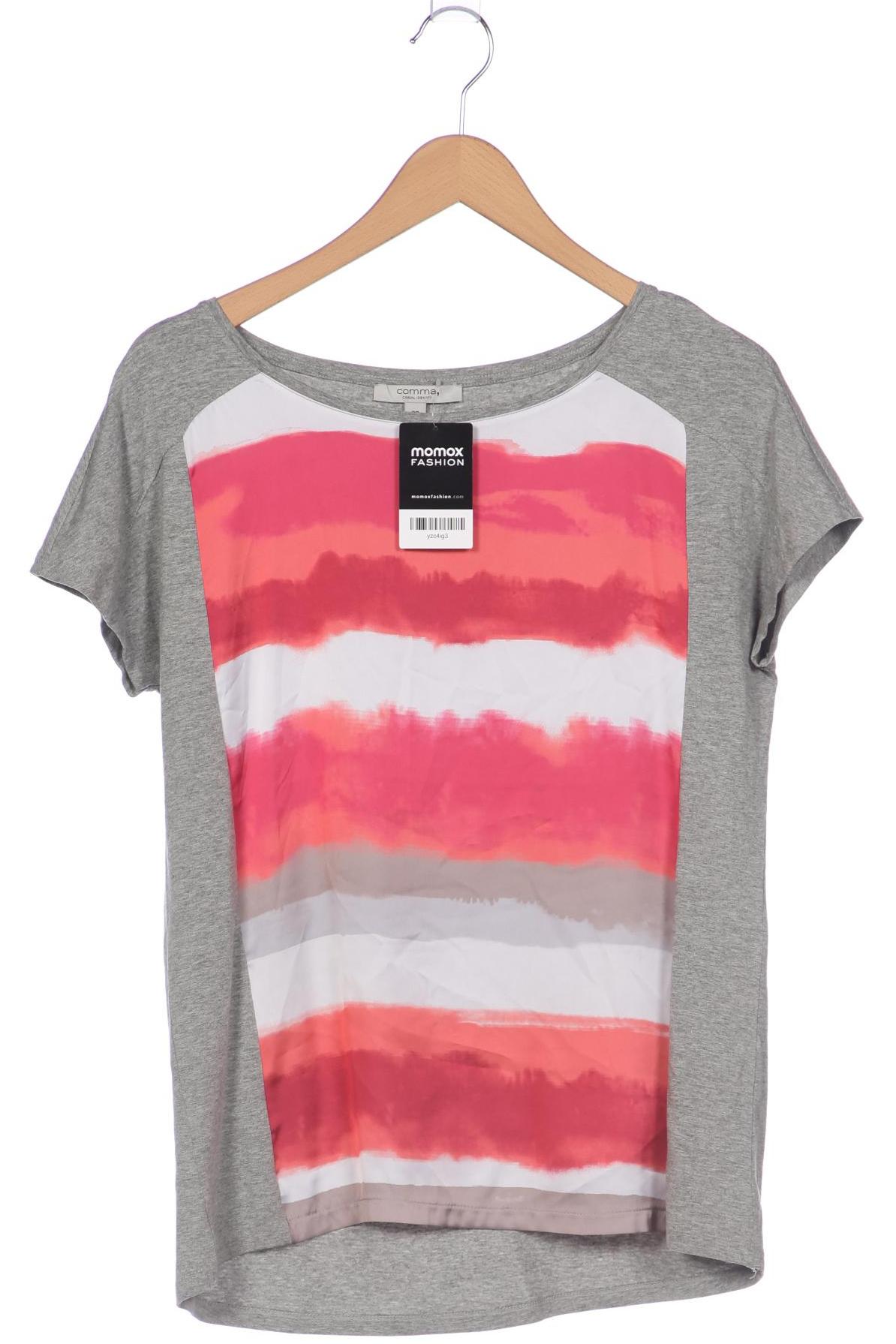 

Comma Damen T-Shirt, grau, Gr. 38