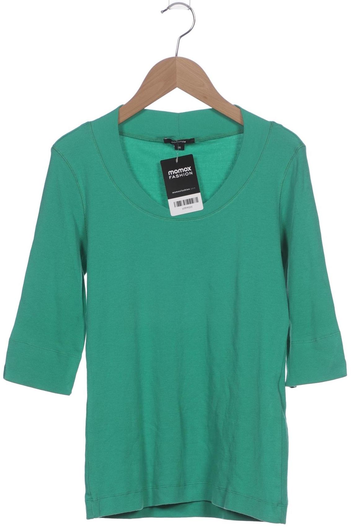

Comma Damen T-Shirt, grün, Gr. 36
