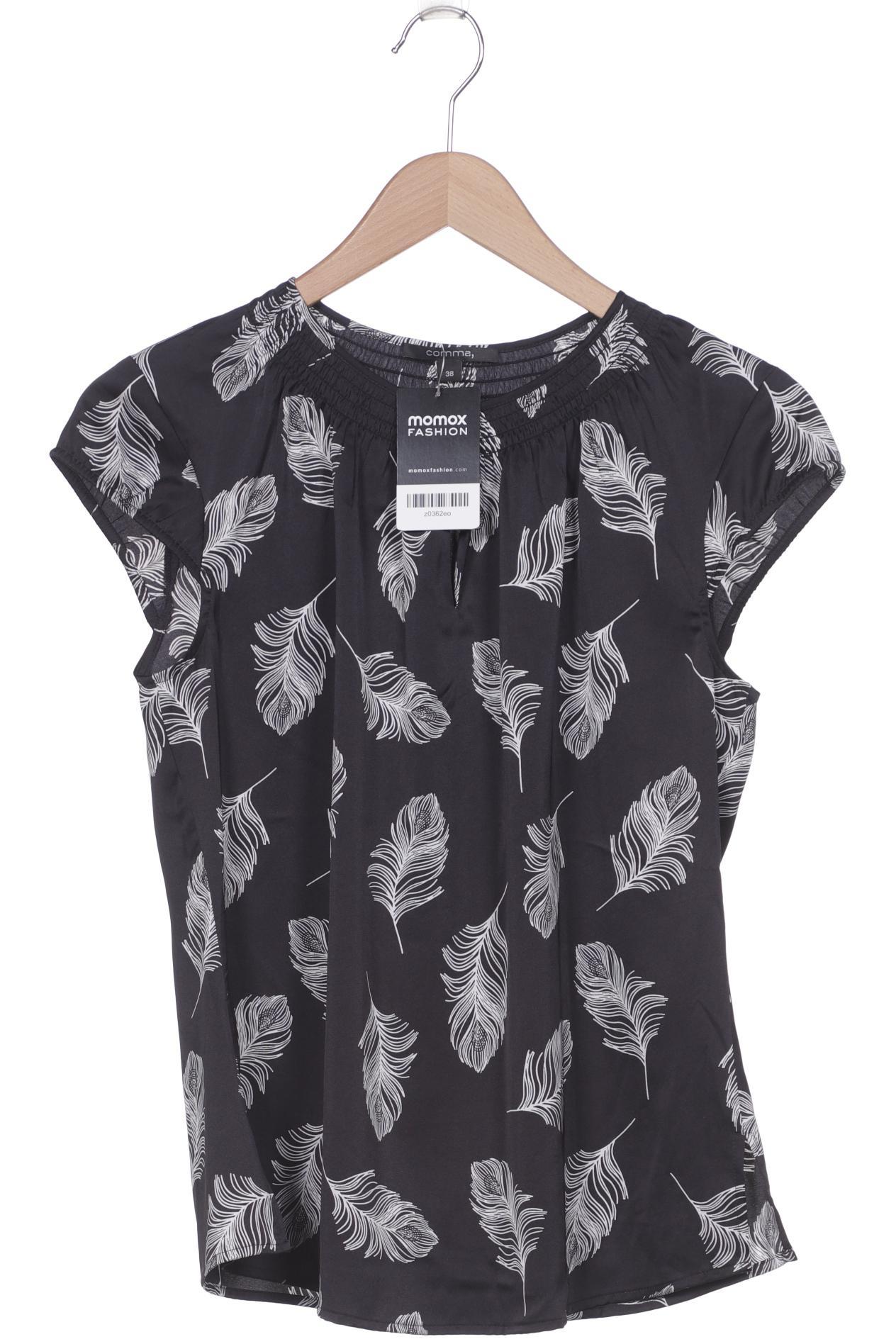 

Comma Damen T-Shirt, schwarz
