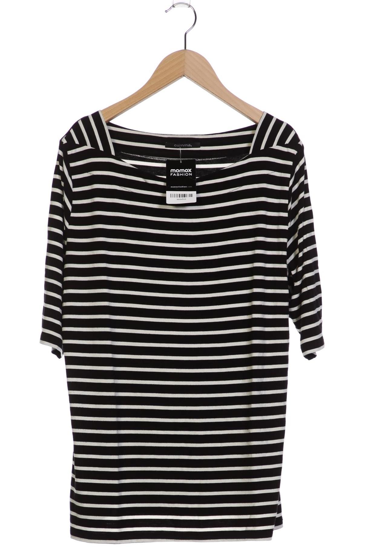

Comma Damen T-Shirt, schwarz, Gr. 44