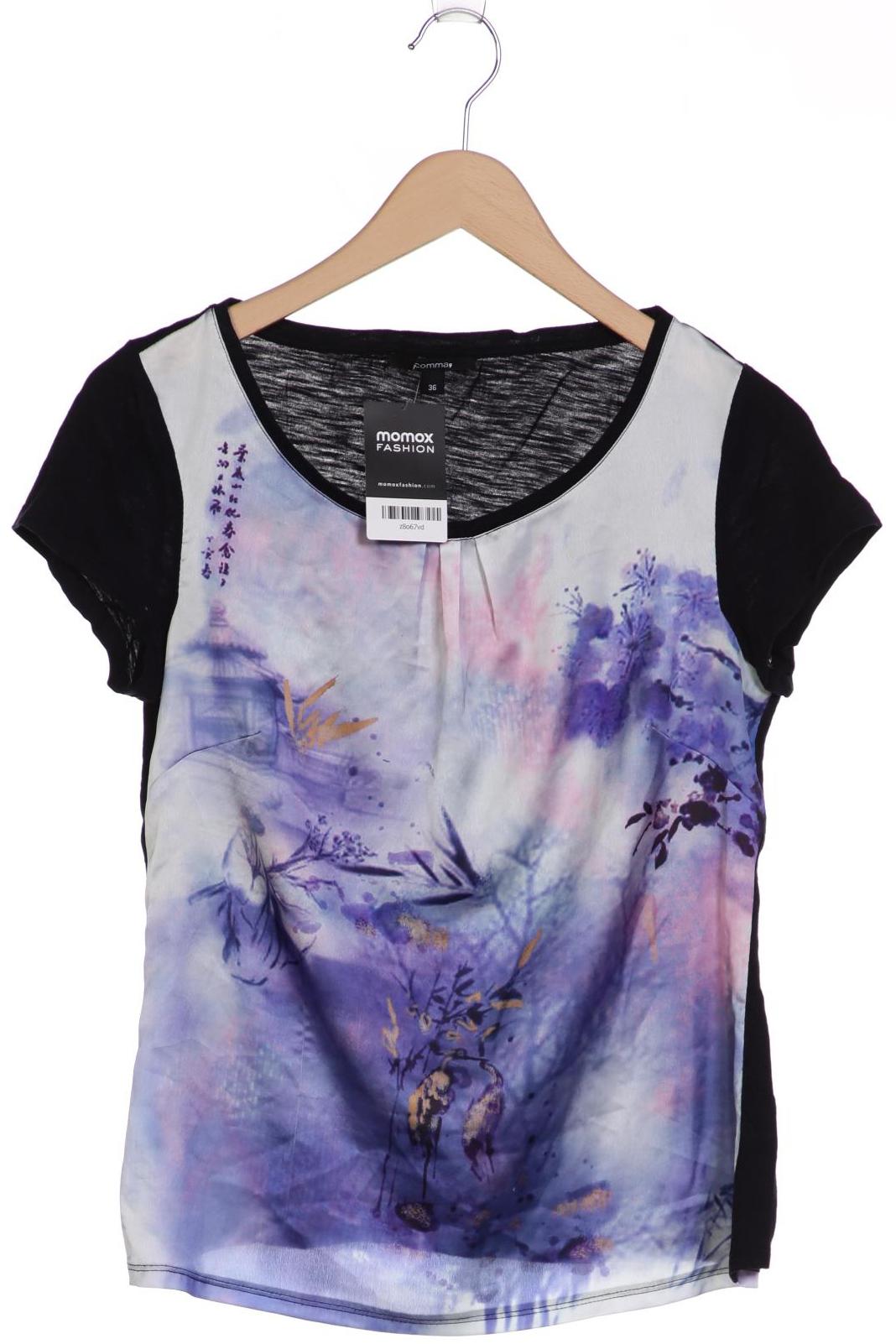 

Comma Damen T-Shirt, mehrfarbig