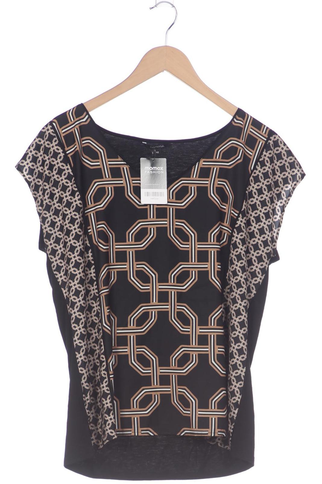 

Comma Damen T-Shirt, schwarz, Gr. 42