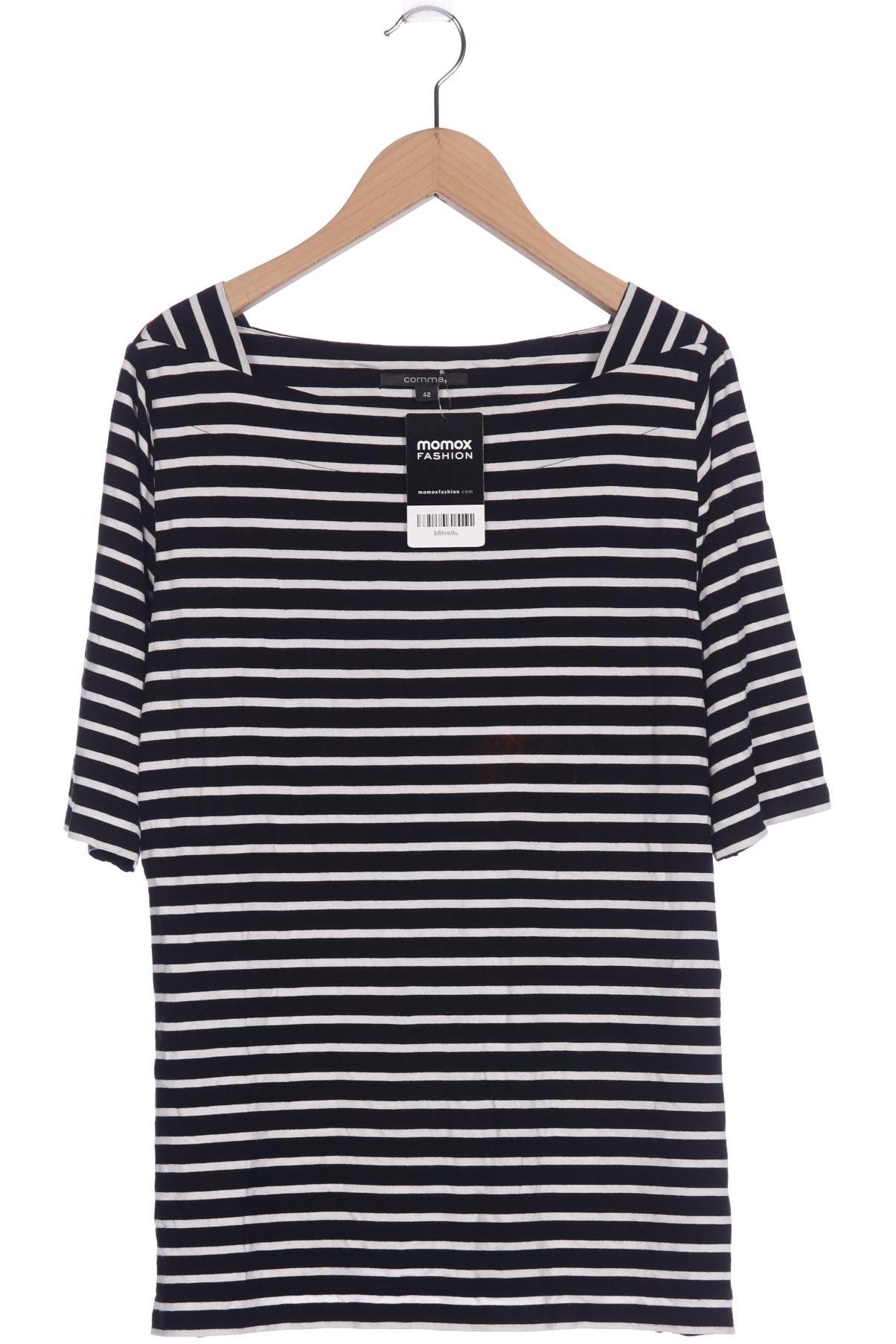 

Comma Damen T-Shirt, schwarz, Gr. 42