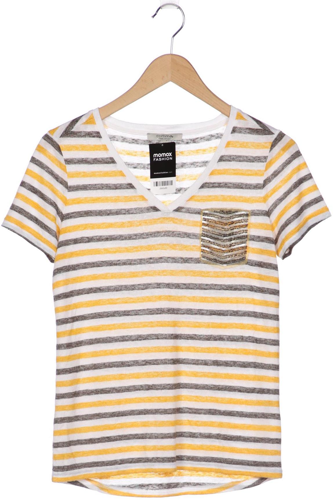 

Comma Damen T-Shirt, weiß