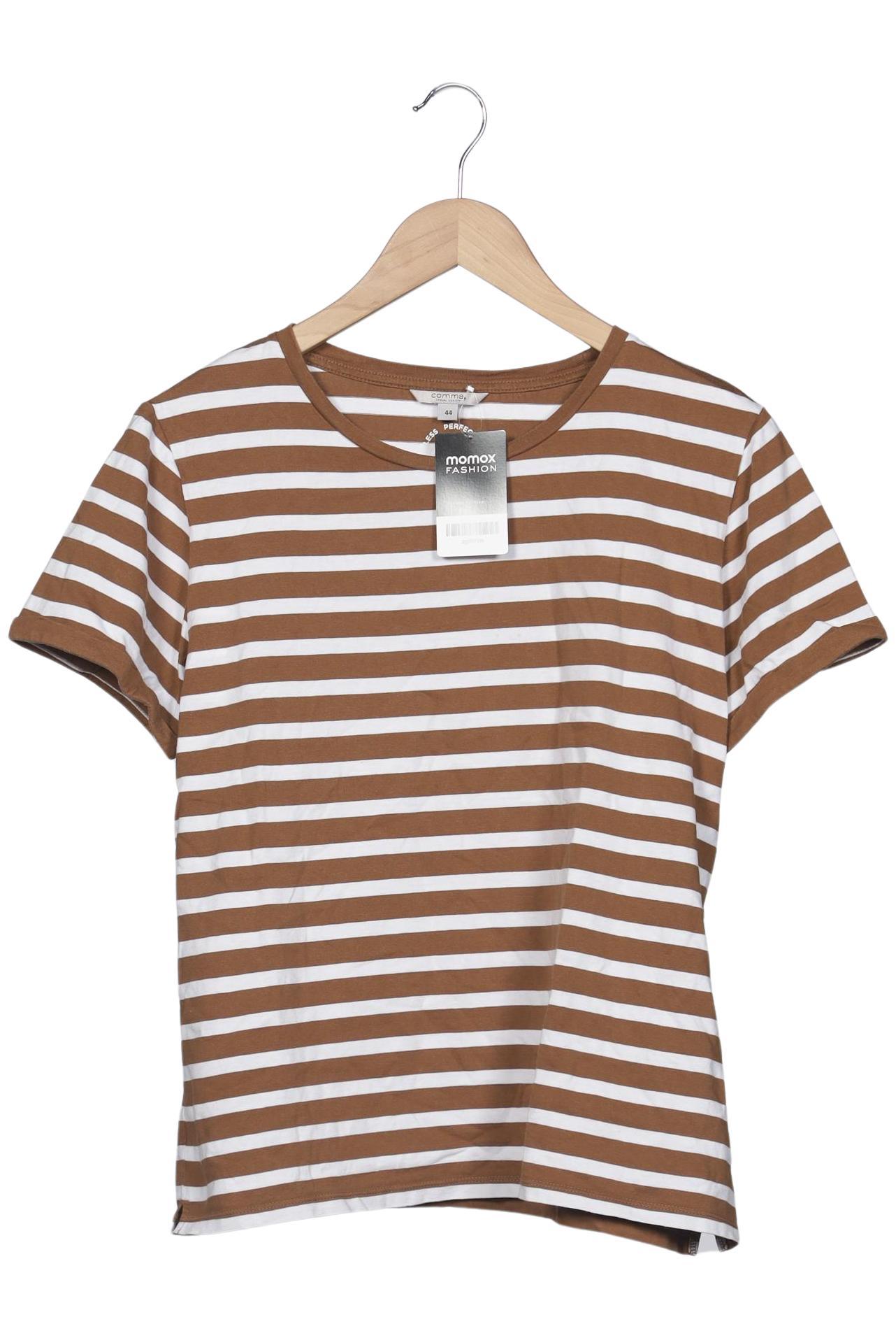 

Comma Damen T-Shirt, braun, Gr. 44
