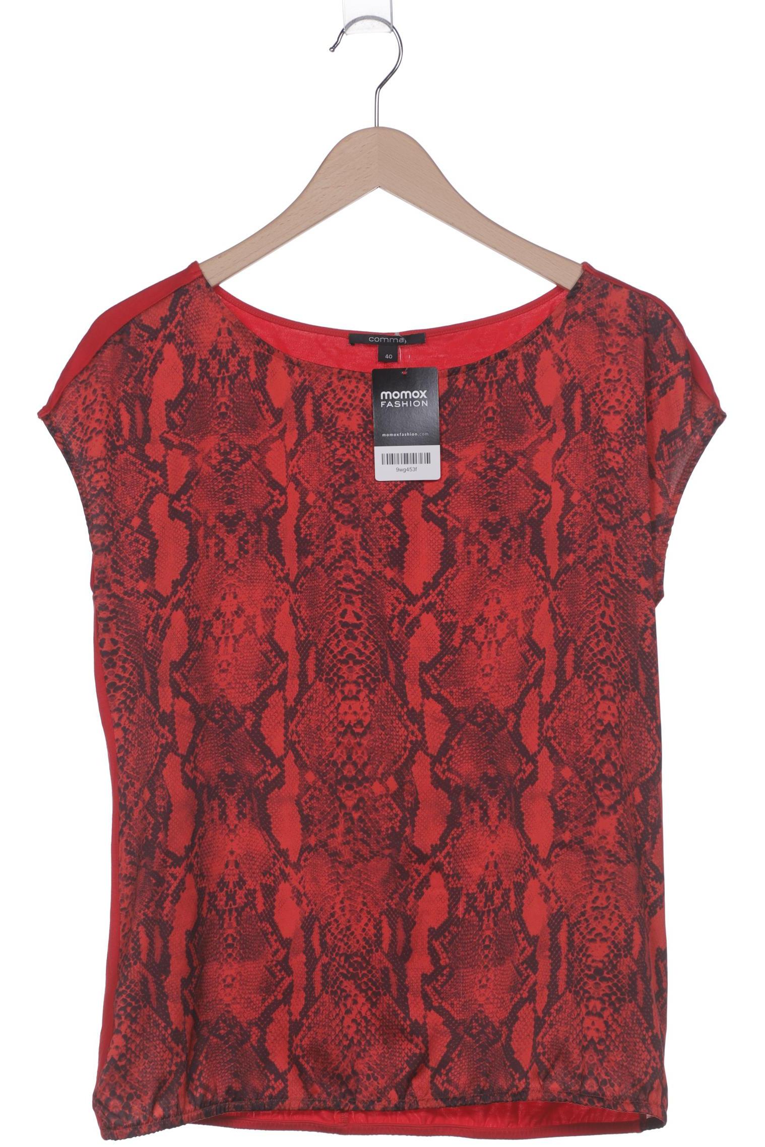 

Comma Damen T-Shirt, rot, Gr. 40