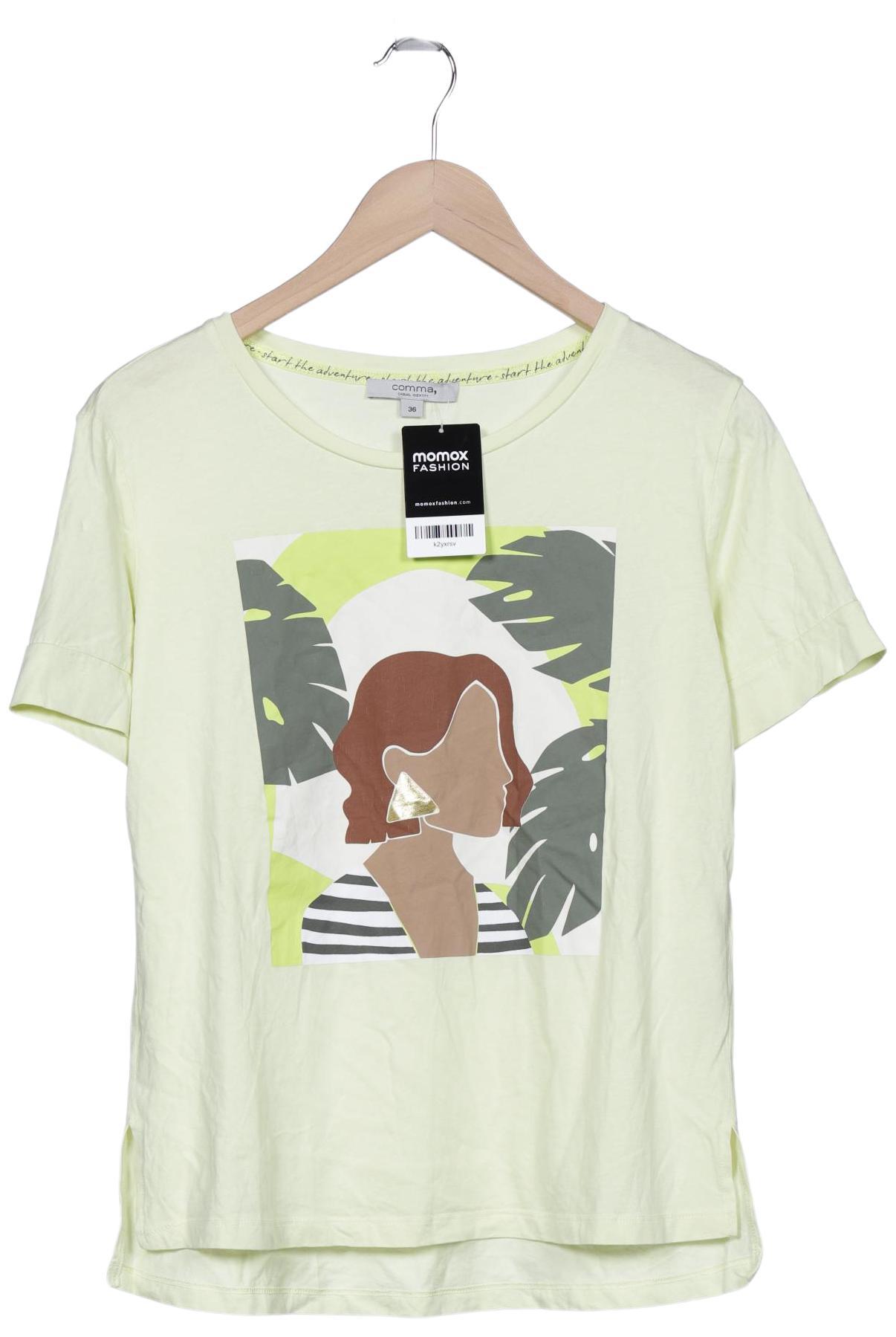 

Comma Damen T-Shirt, gelb, Gr. 36
