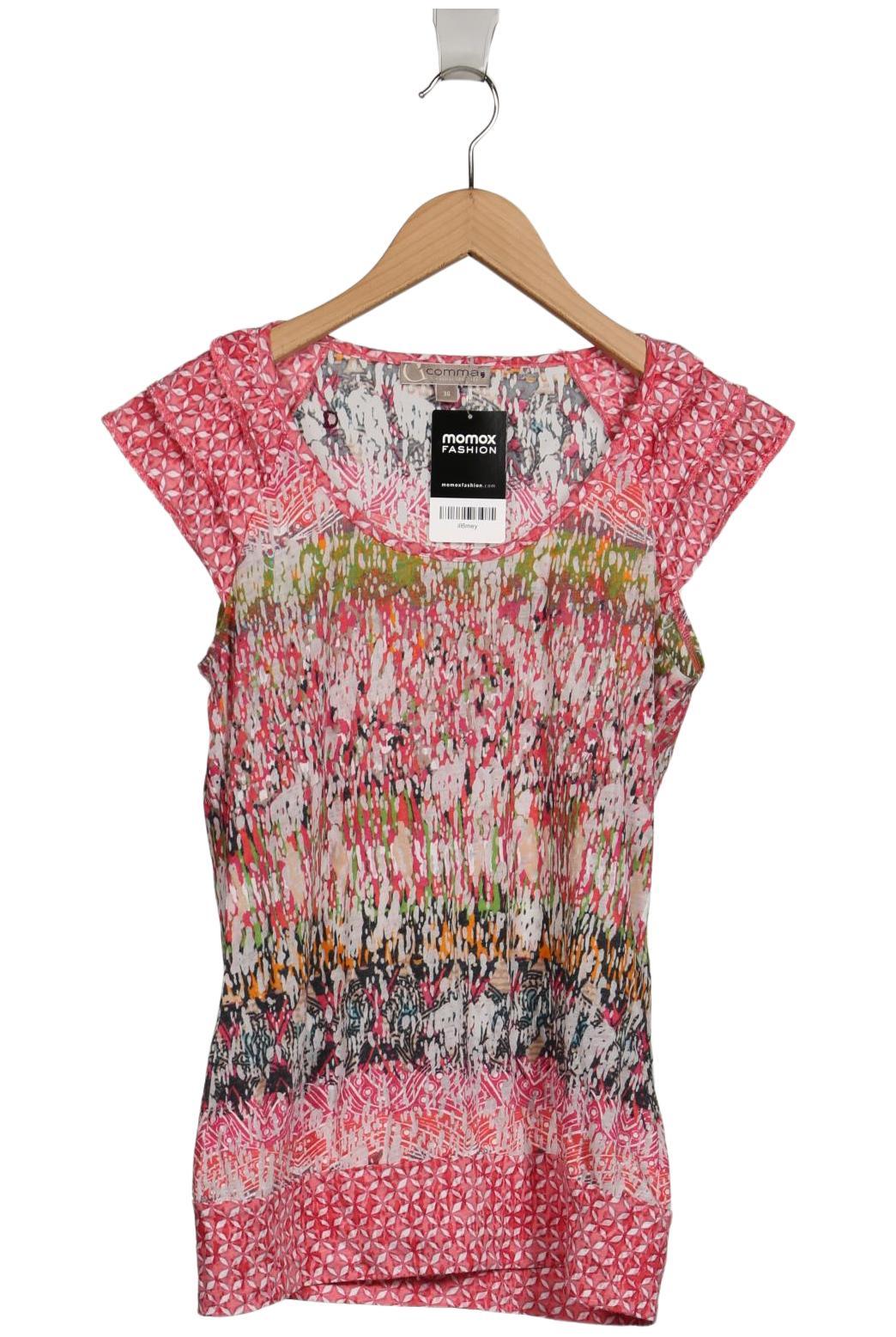 

Comma Damen T-Shirt, mehrfarbig, Gr. 36