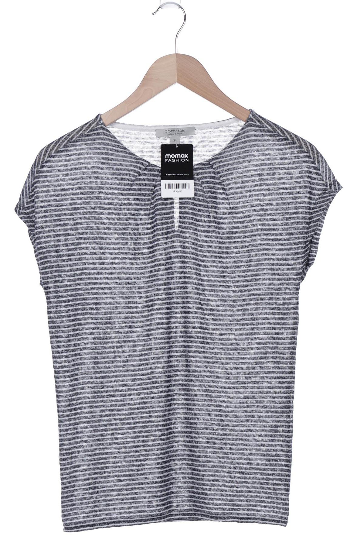 

Comma Damen T-Shirt, marineblau, Gr. 34