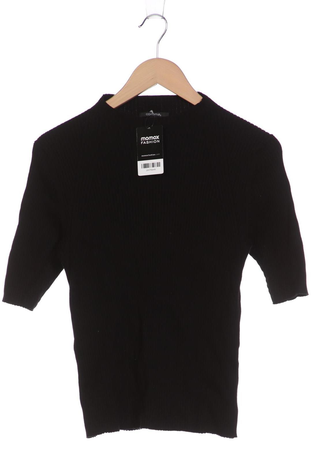 

Comma Damen T-Shirt, schwarz