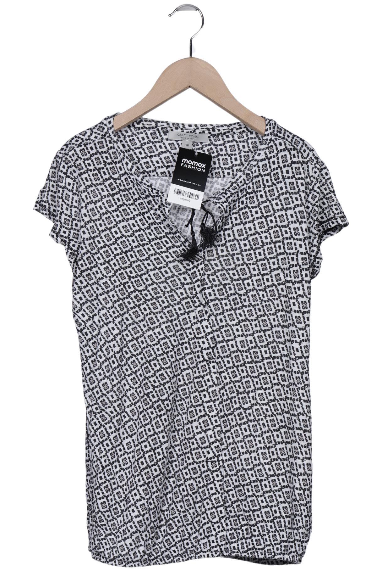 

Comma Damen T-Shirt, weiß, Gr. 36