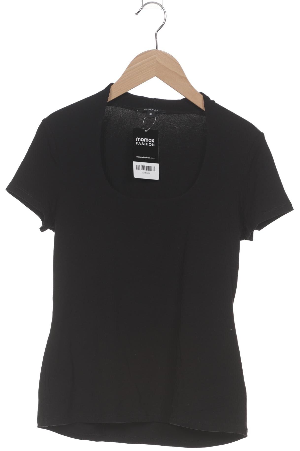 

Comma Damen T-Shirt, schwarz, Gr. 38