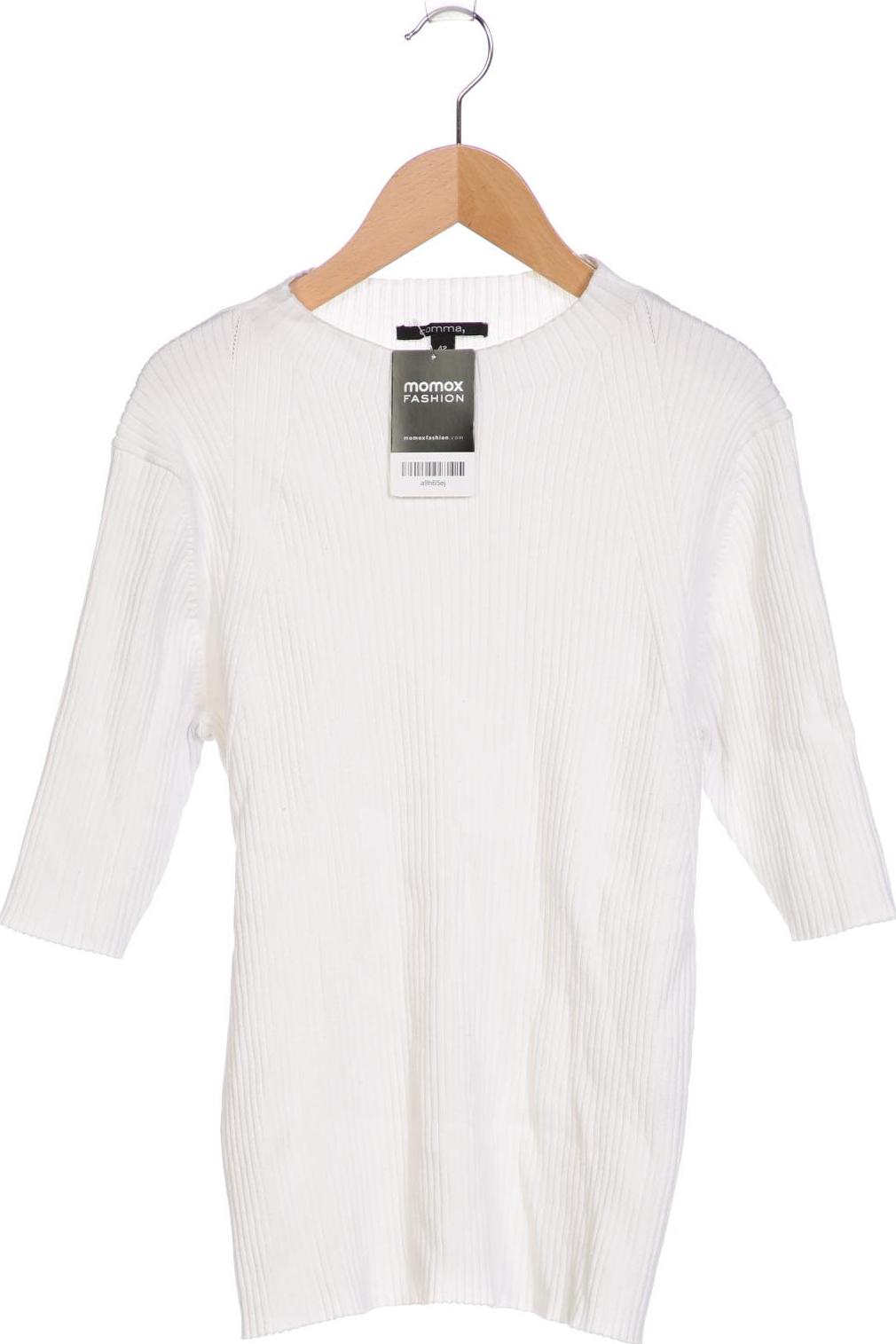 

Comma Damen T-Shirt, weiß, Gr. 42