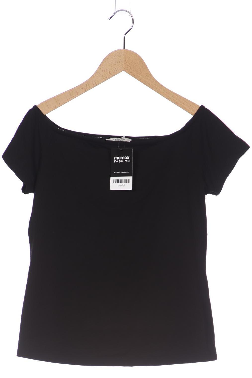 

Comma Damen T-Shirt, schwarz, Gr. 40