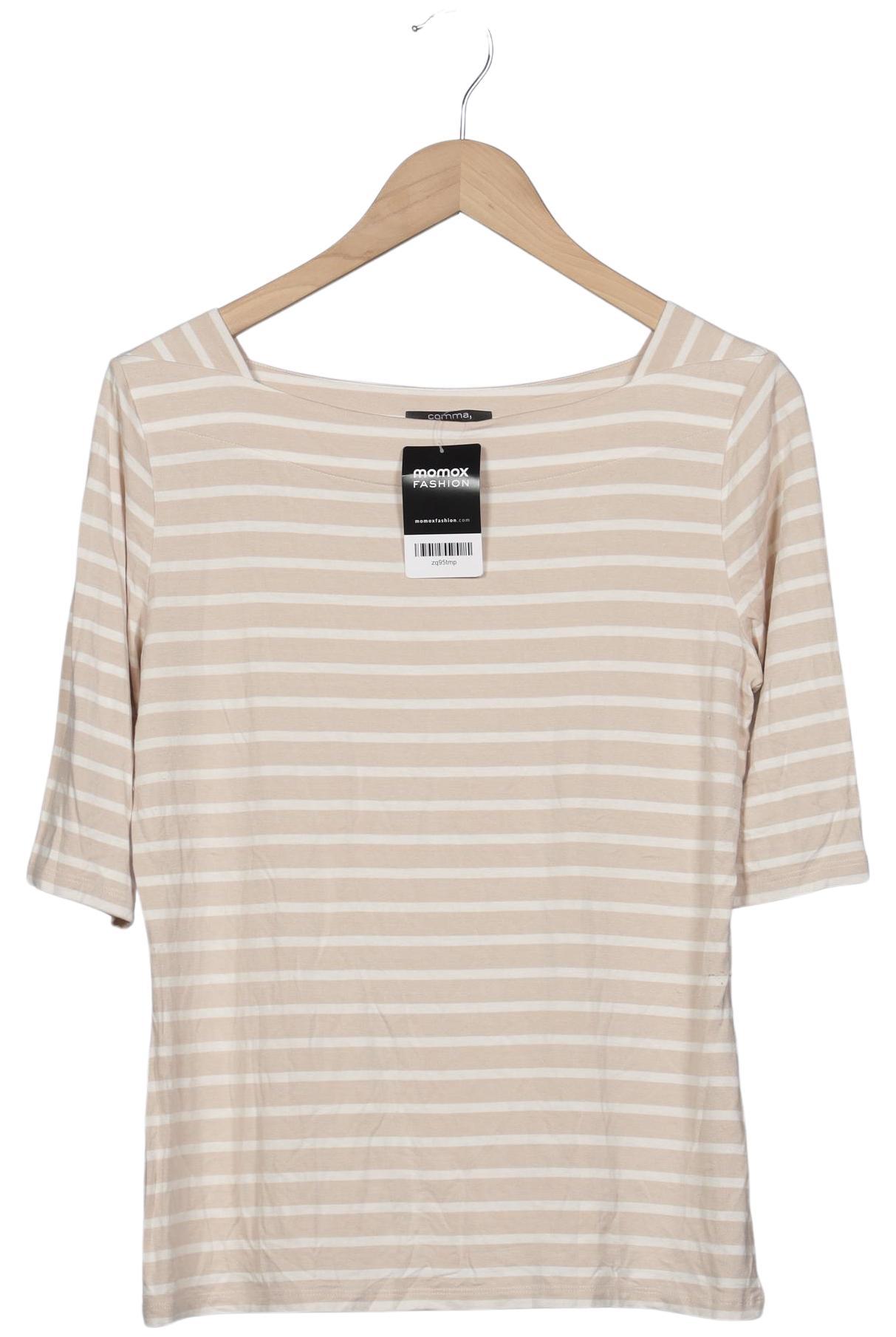 

Comma Damen T-Shirt, beige, Gr. 42