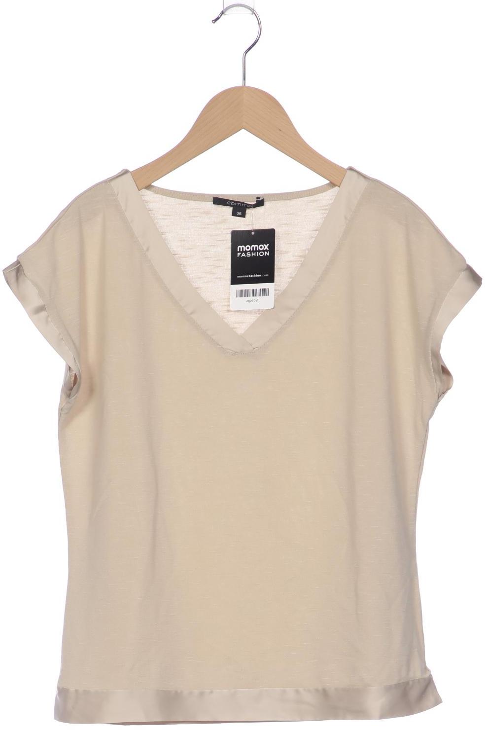 

Comma Damen T-Shirt, beige, Gr. 36