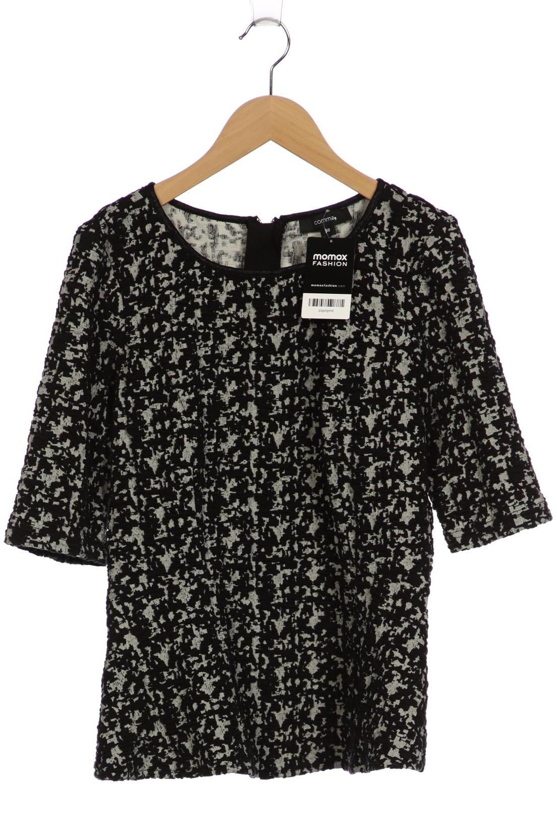 

Comma Damen T-Shirt, schwarz, Gr. 38