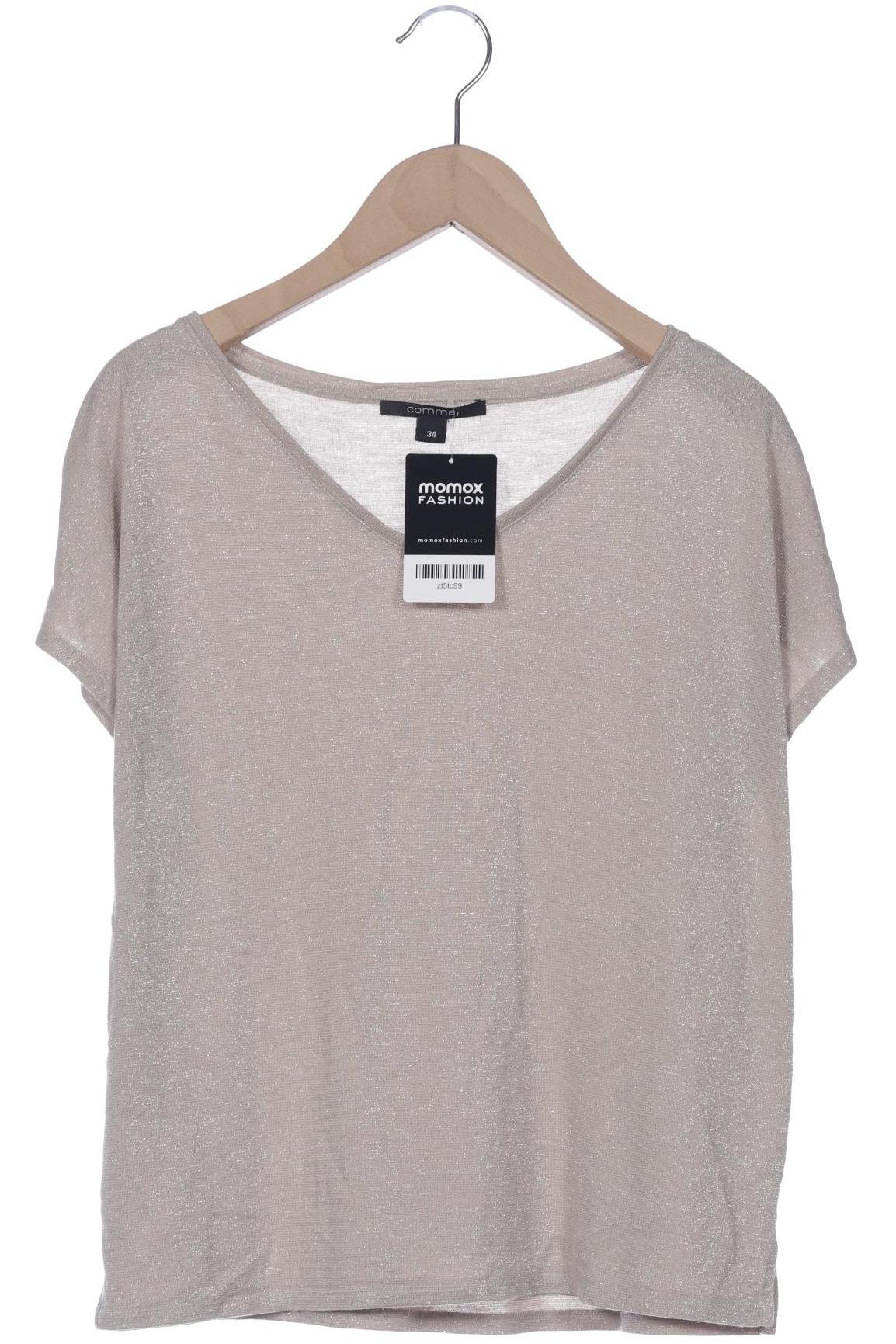 

Comma Damen T-Shirt, beige, Gr. 34