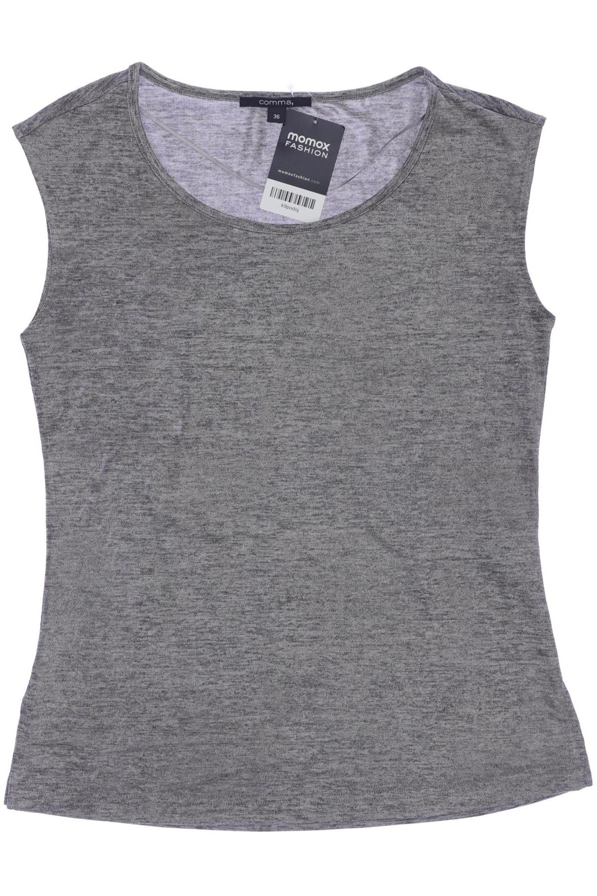 

Comma Damen T-Shirt, grau, Gr. 36