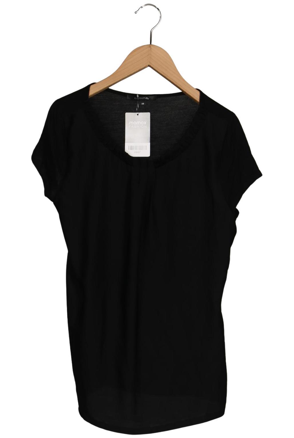 

Comma Damen T-Shirt, schwarz, Gr. 38