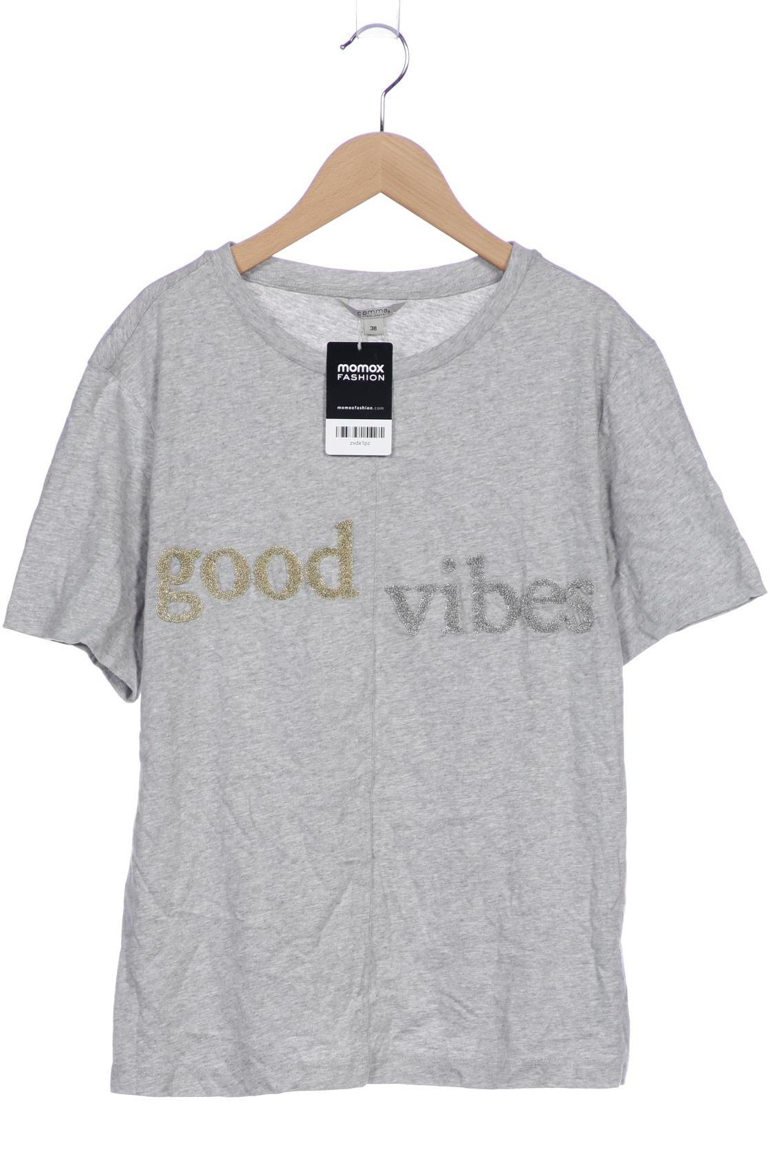 

Comma Damen T-Shirt, grau, Gr. 38