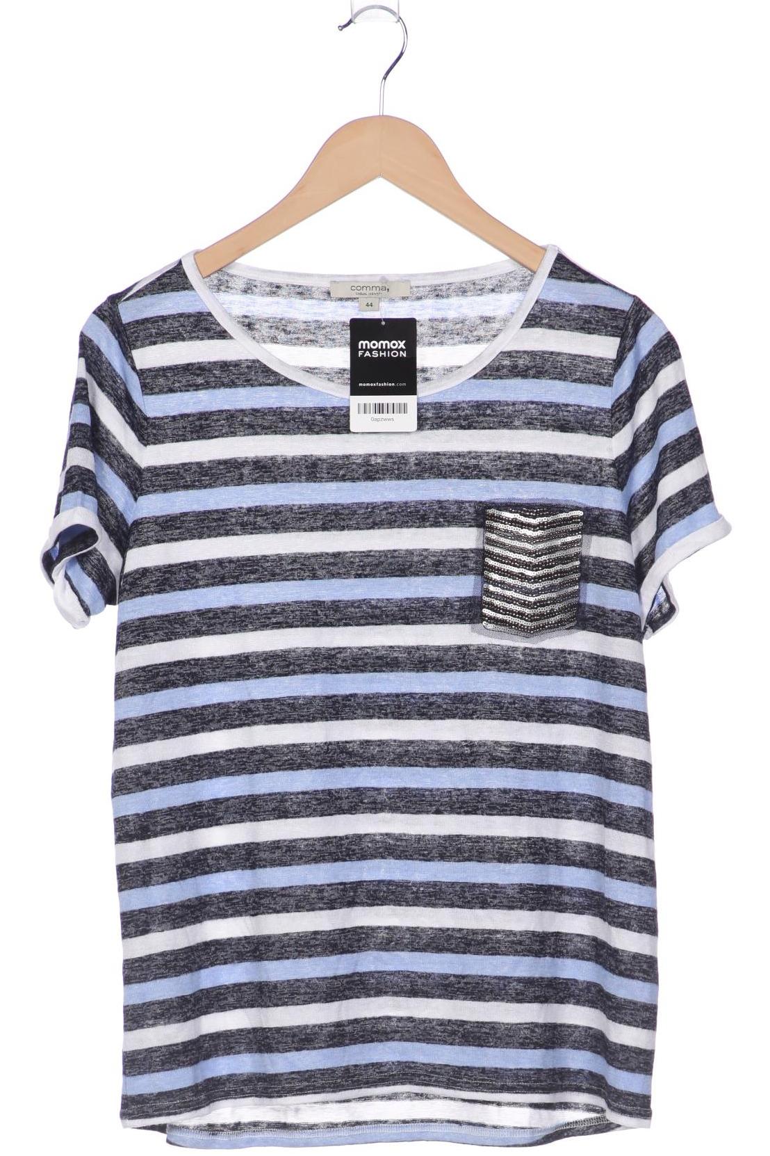 

Comma Damen T-Shirt, blau, Gr. 44