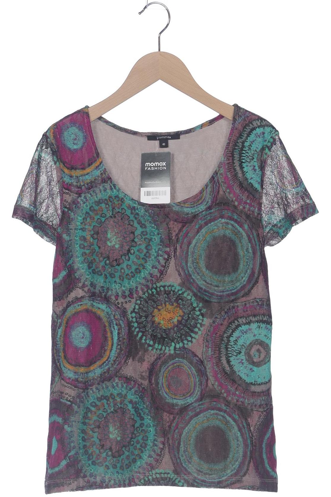 

Comma Damen T-Shirt, mehrfarbig, Gr. 40