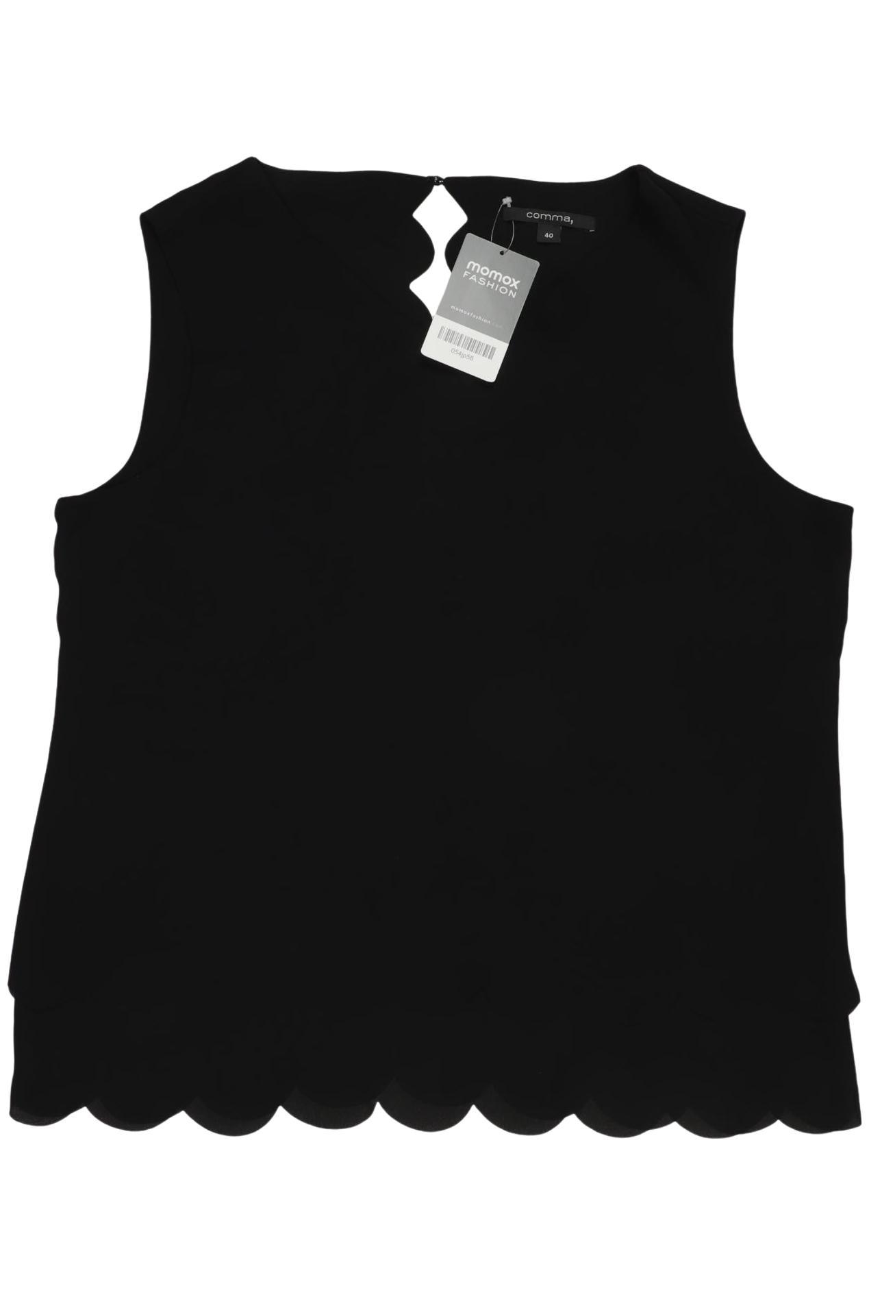 

Comma Damen Top, schwarz, Gr. 40