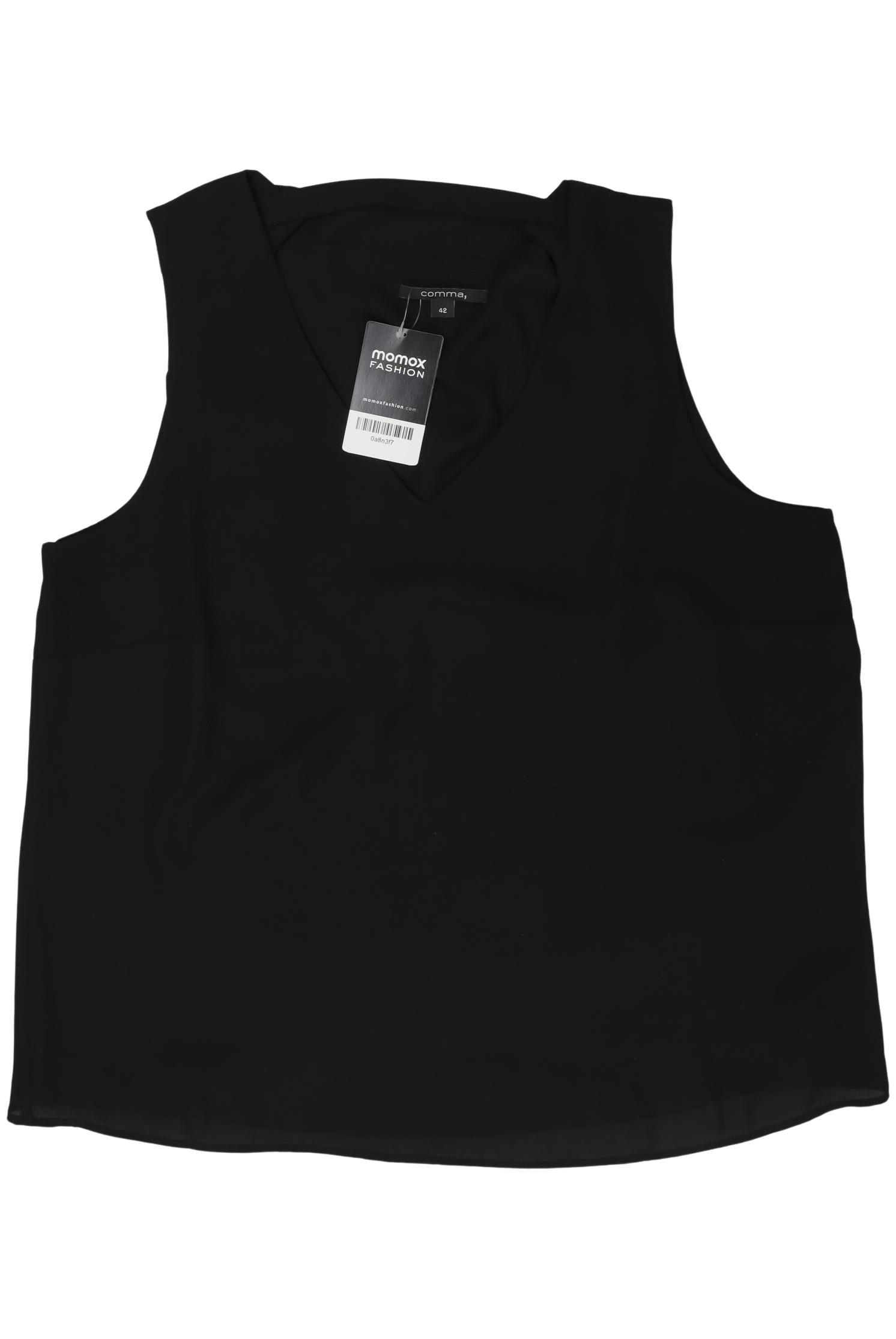 

Comma Damen Top, schwarz, Gr. 42