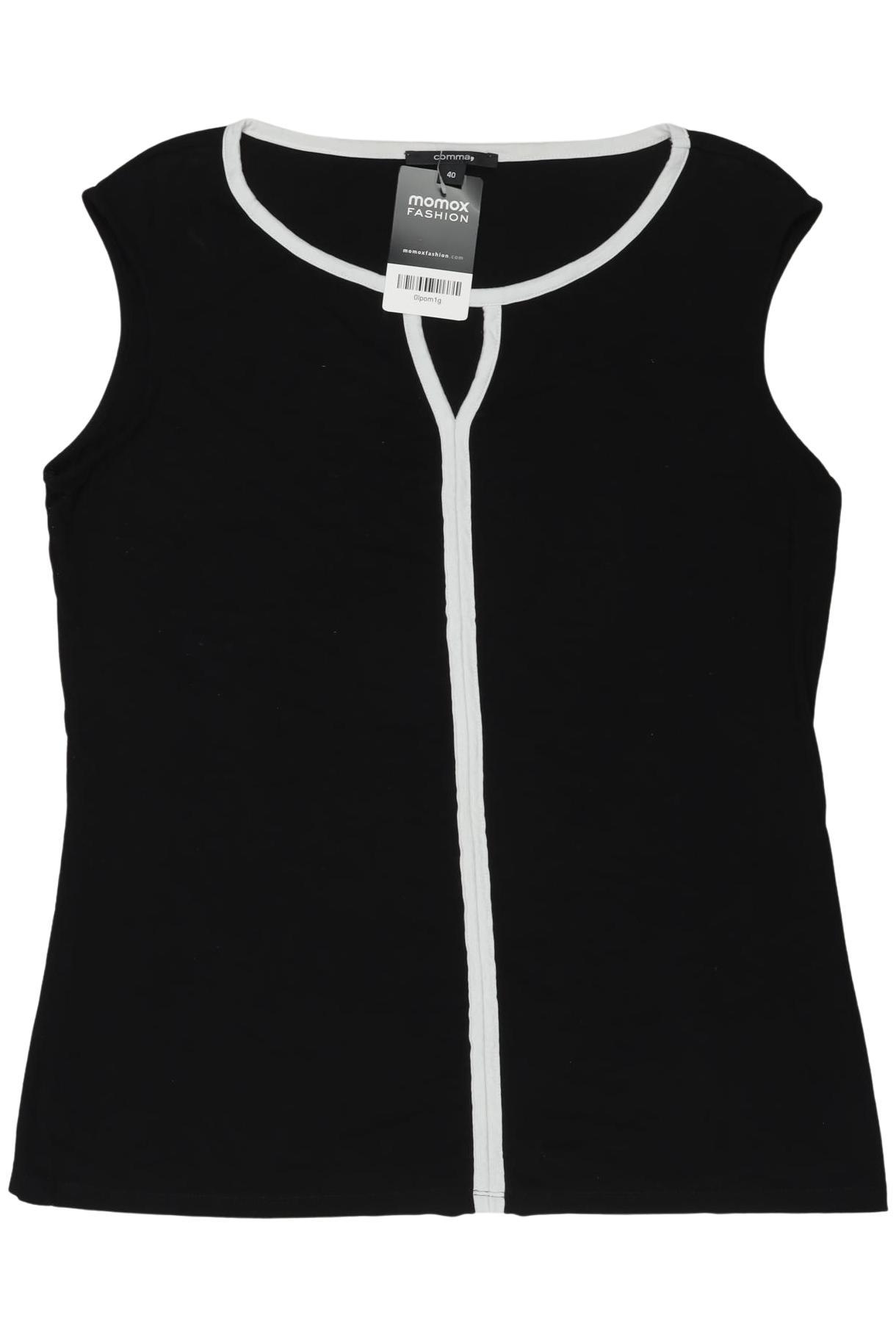 

Comma Damen Top, schwarz, Gr. 40