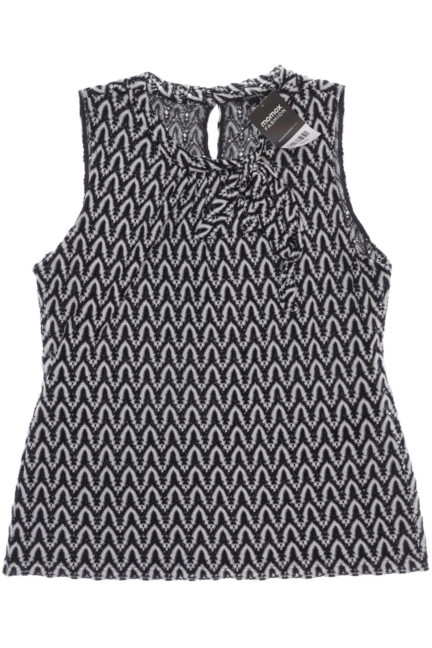 

Comma Damen Top, schwarz, Gr. 42
