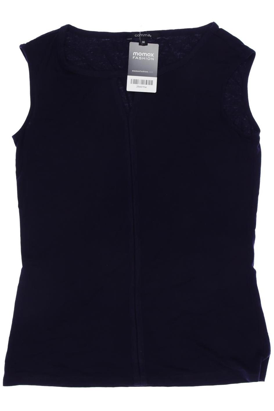 

Comma Damen Top, marineblau, Gr. 36