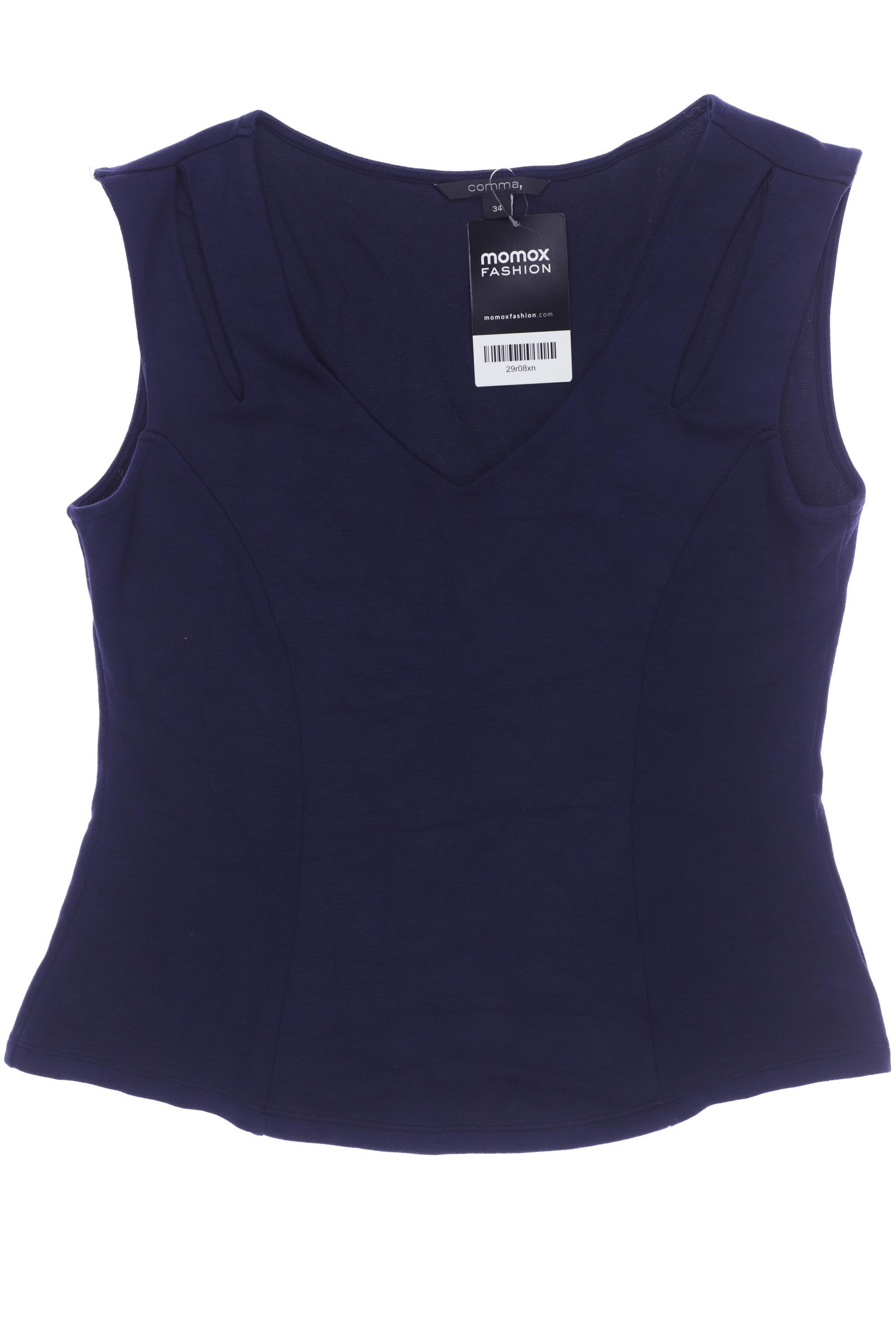

Comma Damen Top, marineblau, Gr. 34