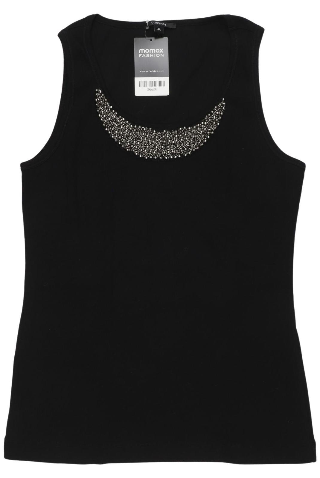 

Comma Damen Top, schwarz, Gr. 44