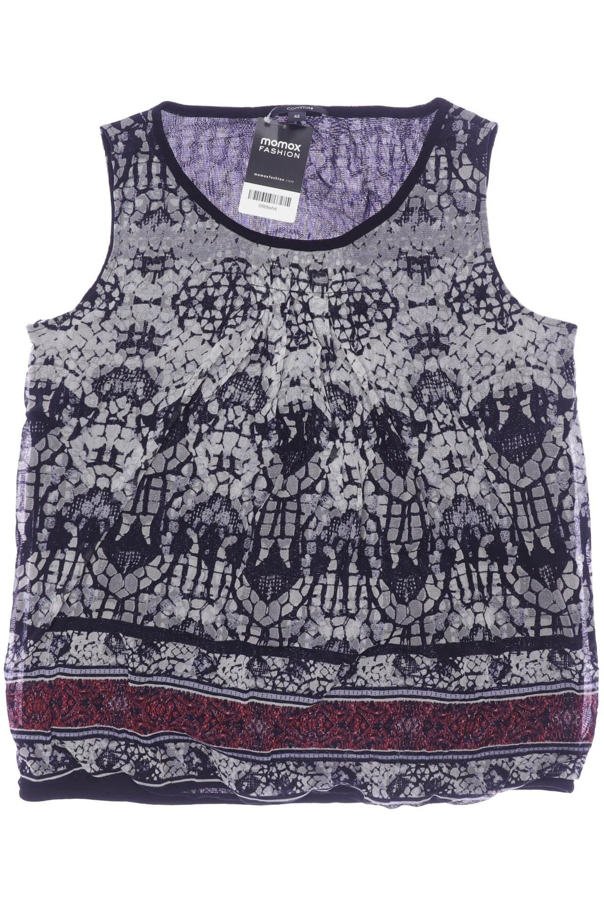 

Comma Damen Top, marineblau, Gr. 42