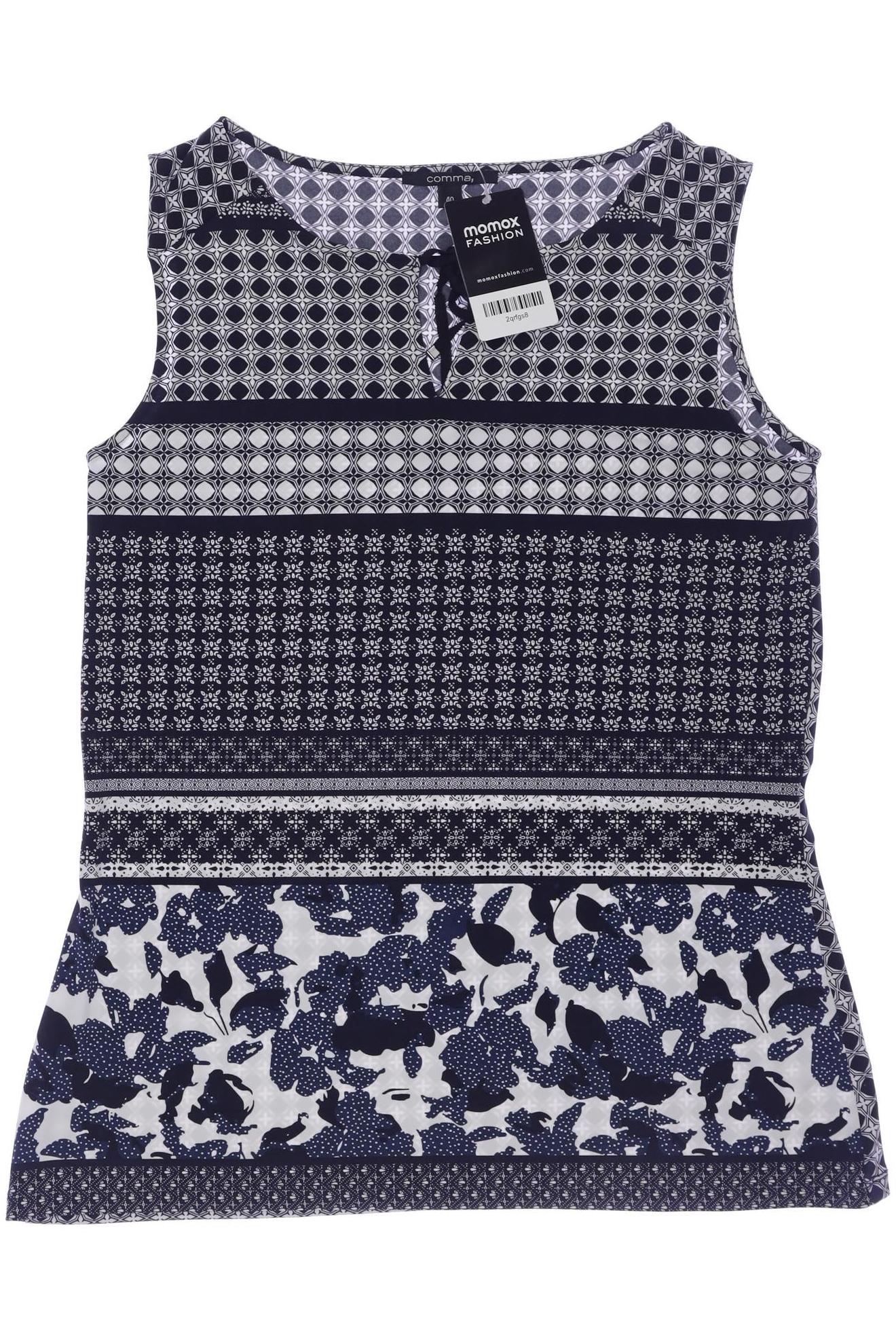 

Comma Damen Top, marineblau, Gr. 40