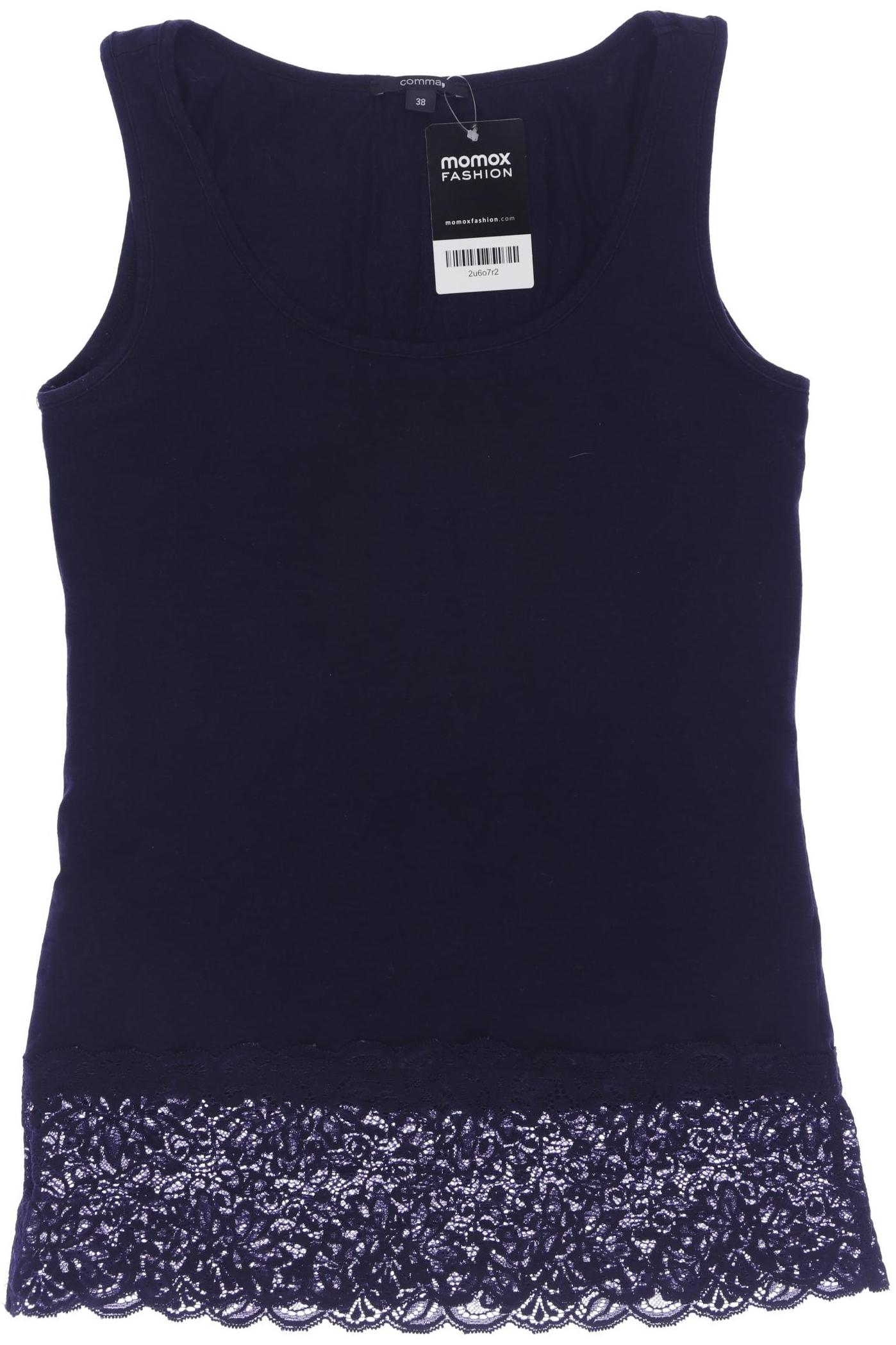 

Comma Damen Top, marineblau, Gr. 38