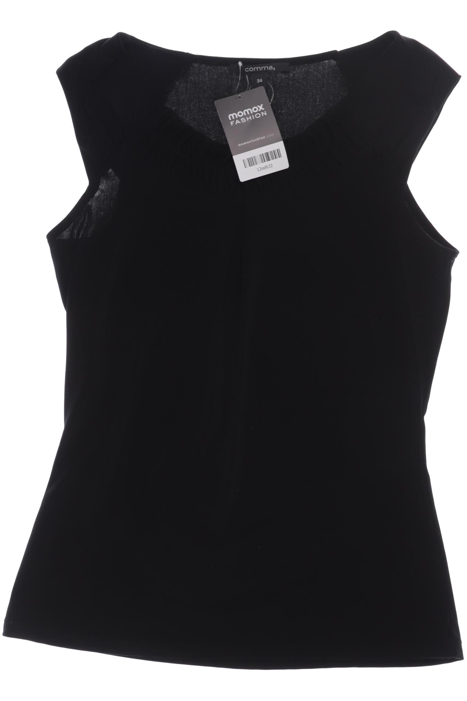 

Comma Damen Top, schwarz, Gr. 34