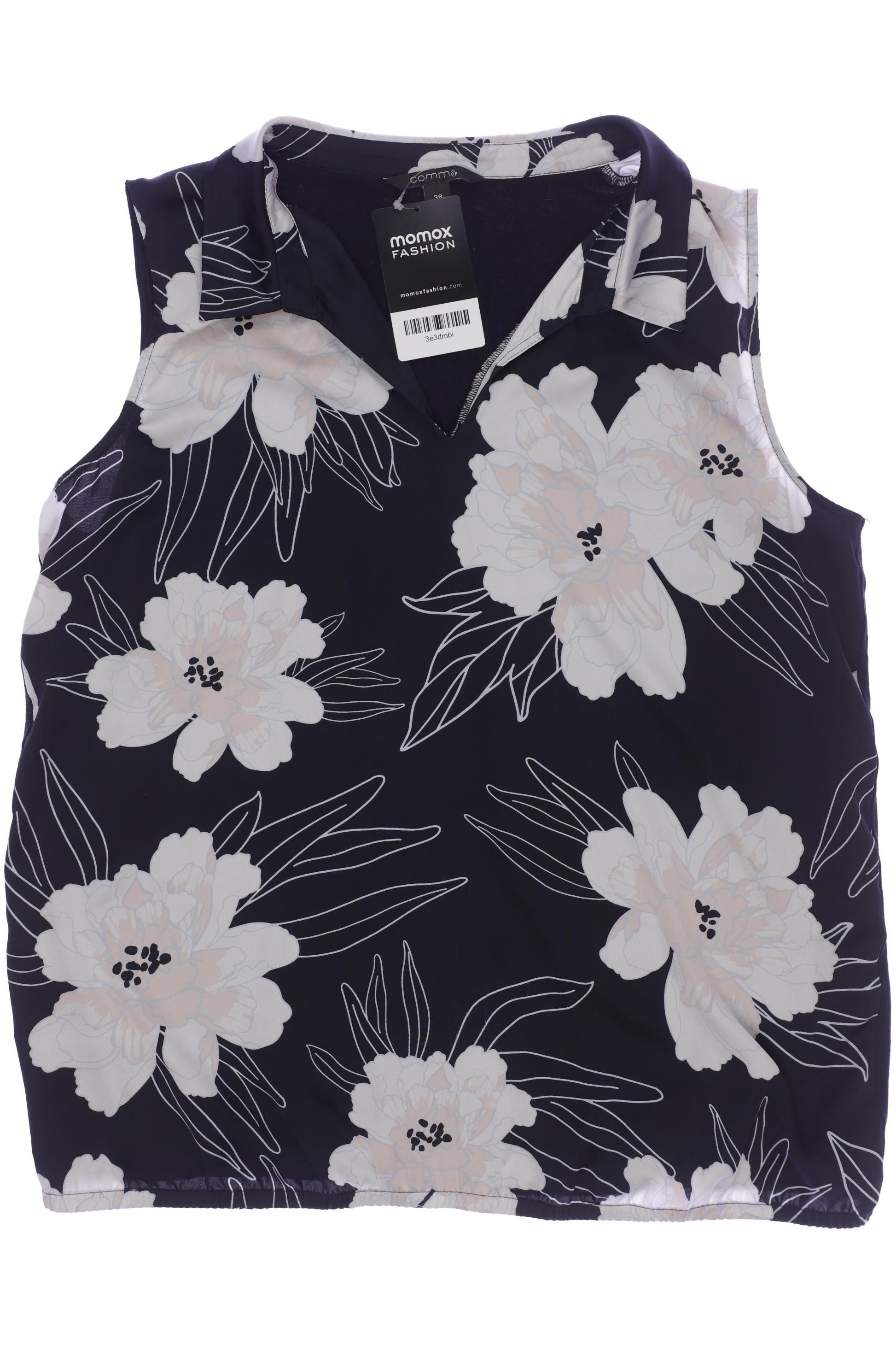 

Comma Damen Top, marineblau, Gr. 38